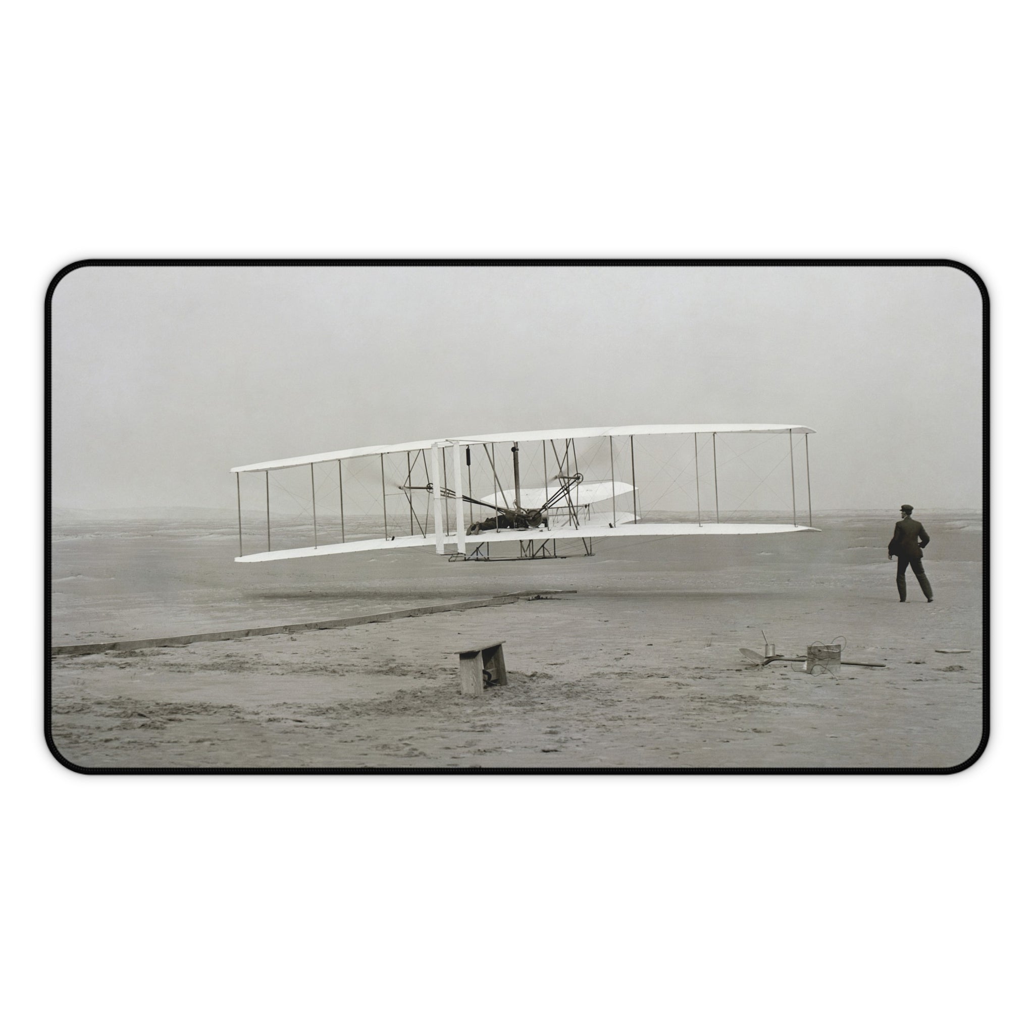 Wright Brothers Desk Mat - I Love a Hangar