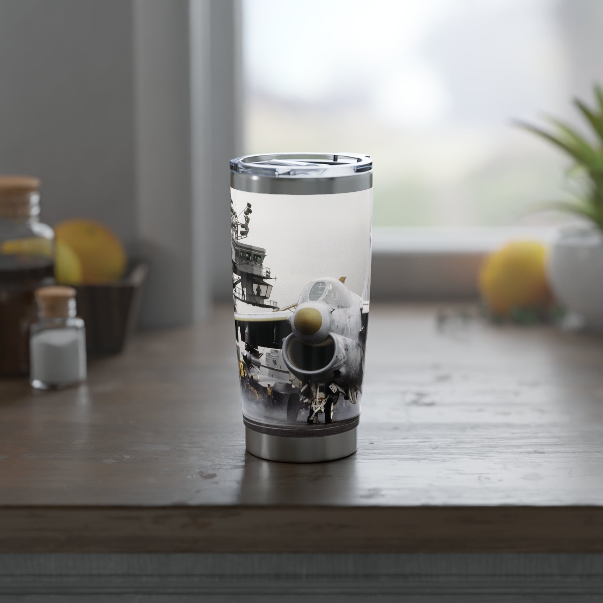 A-7 Corsair 20oz (590ml) Stainless Steel Tumbler - I Love a Hangar
