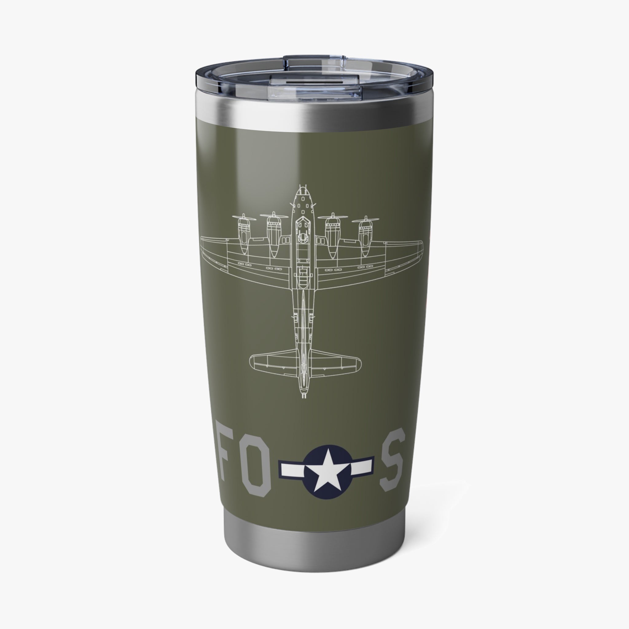 B-17 "Ye Olde Pub" Inspired 20oz (590ml) Stainless Steel Tumbler - I Love a Hangar