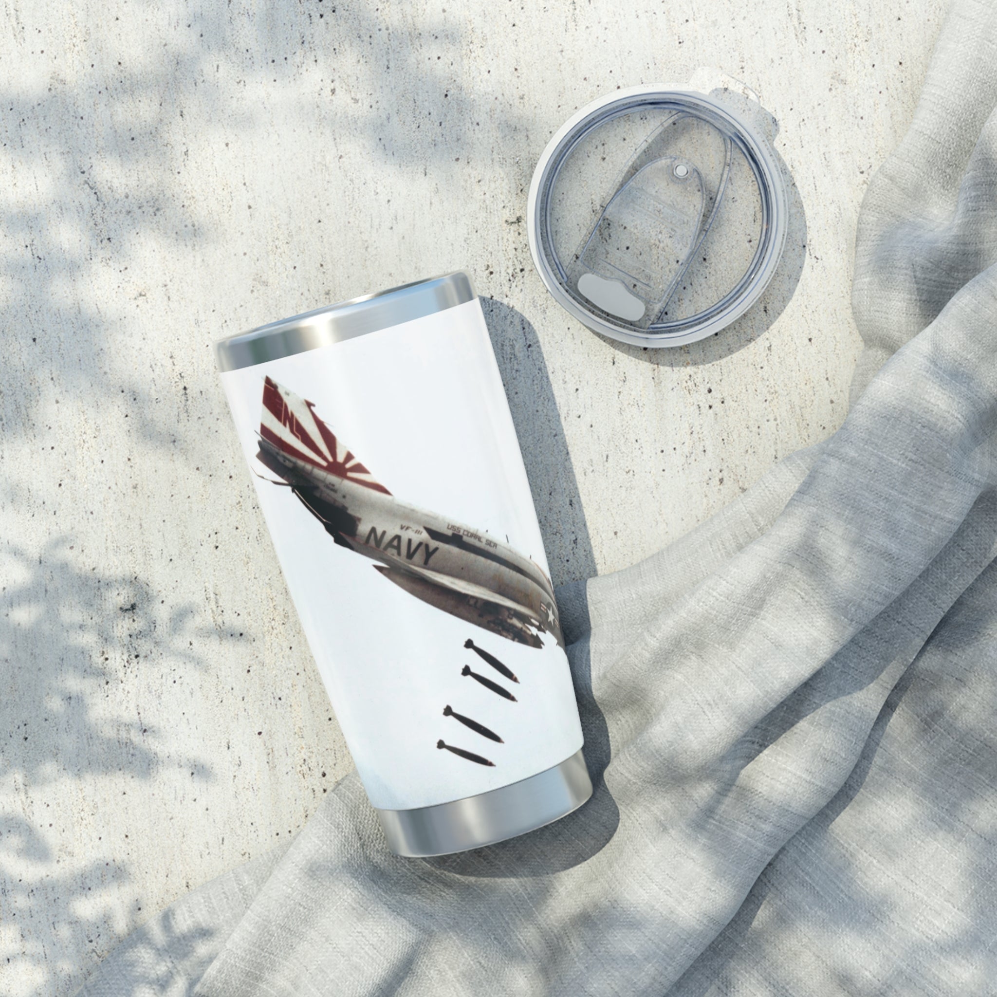 F-4B Phantom 20oz (590ml) Stainless Steel Tumbler - I Love a Hangar