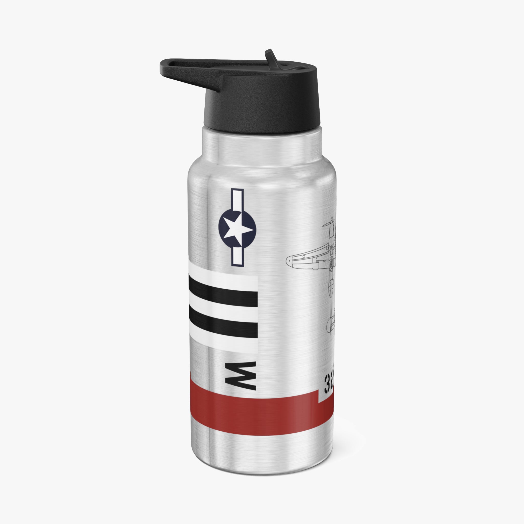 P-38 "SCAT III" Inspired Tumbler, 32oz (950ml) - I Love a Hangar