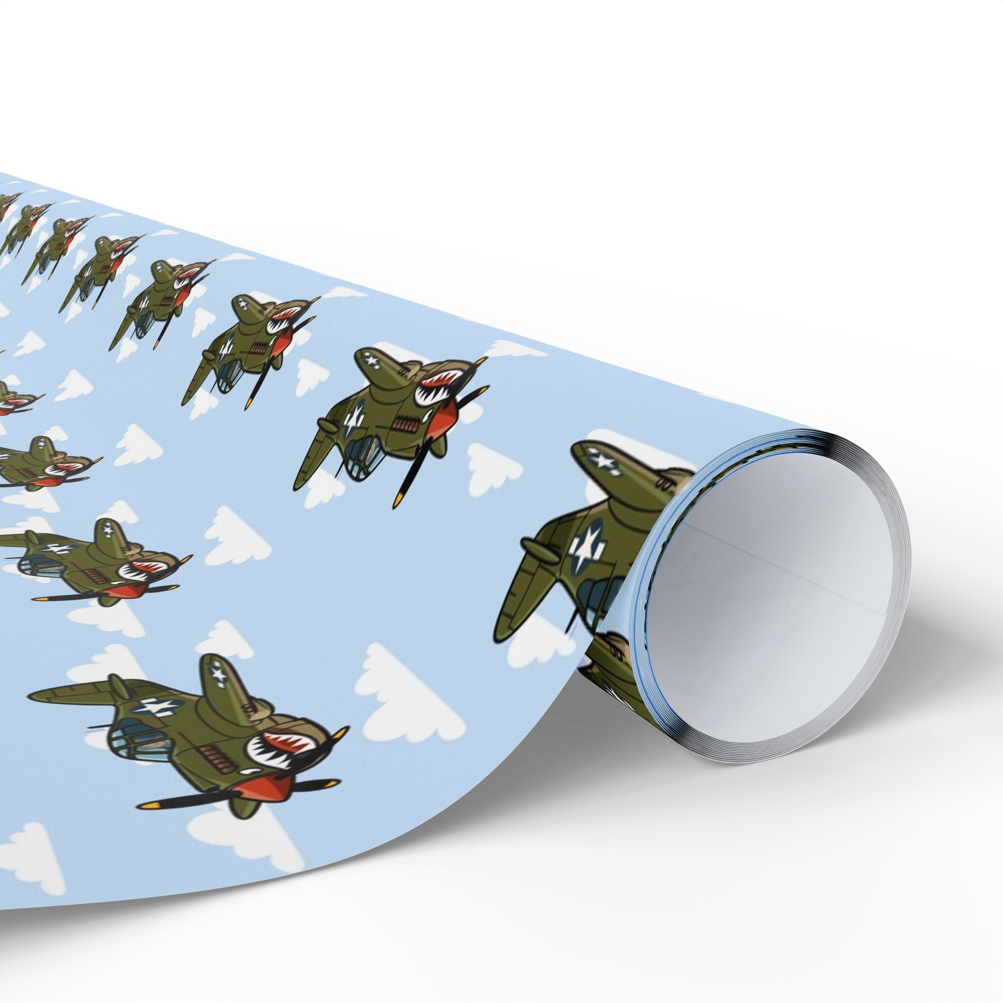P-40 Warhawk Sharkmouth Wrapping Paper