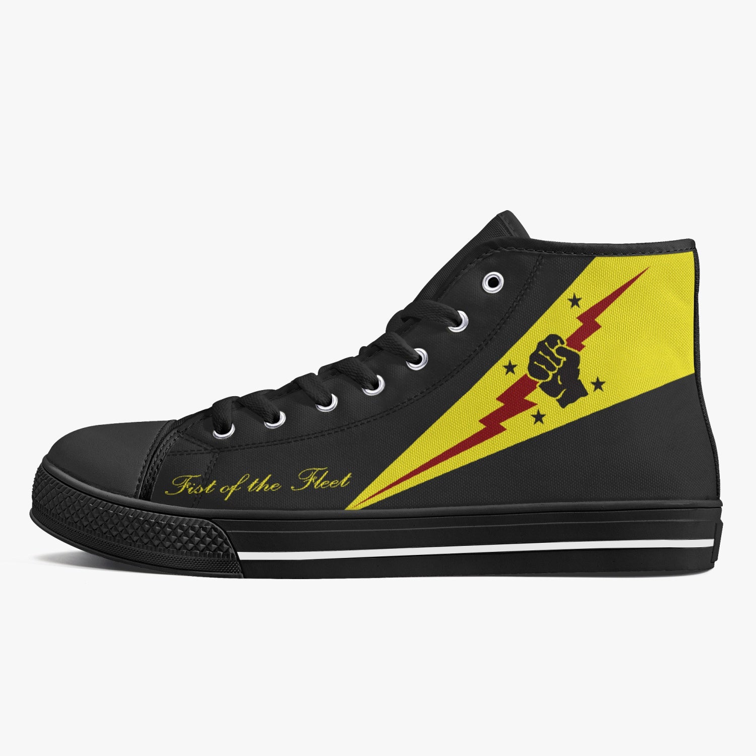 VFA-25 "Fist of the Fleet" High Top Canvas Shoes - I Love a Hangar