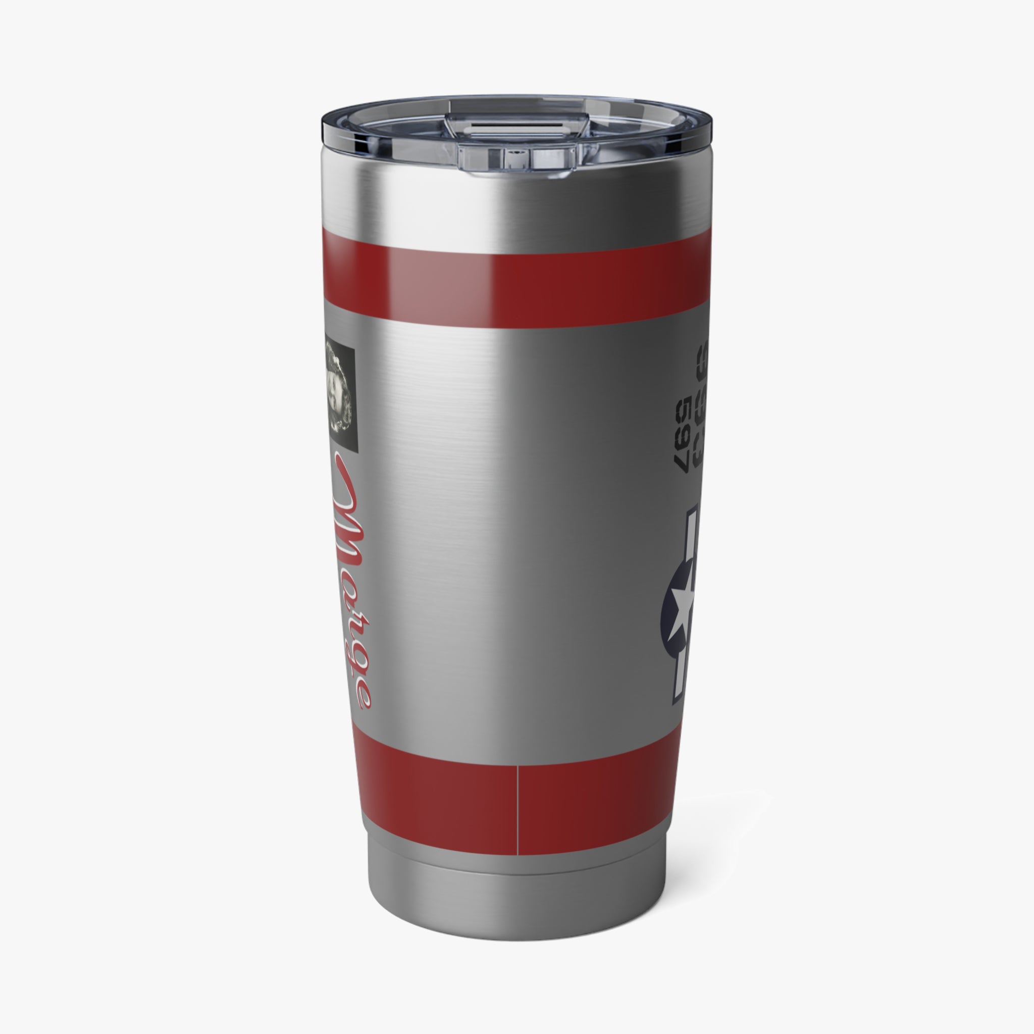P-38 "Marge" Inspired 20oz (590ml) Stainless Steel Tumbler - I Love a Hangar