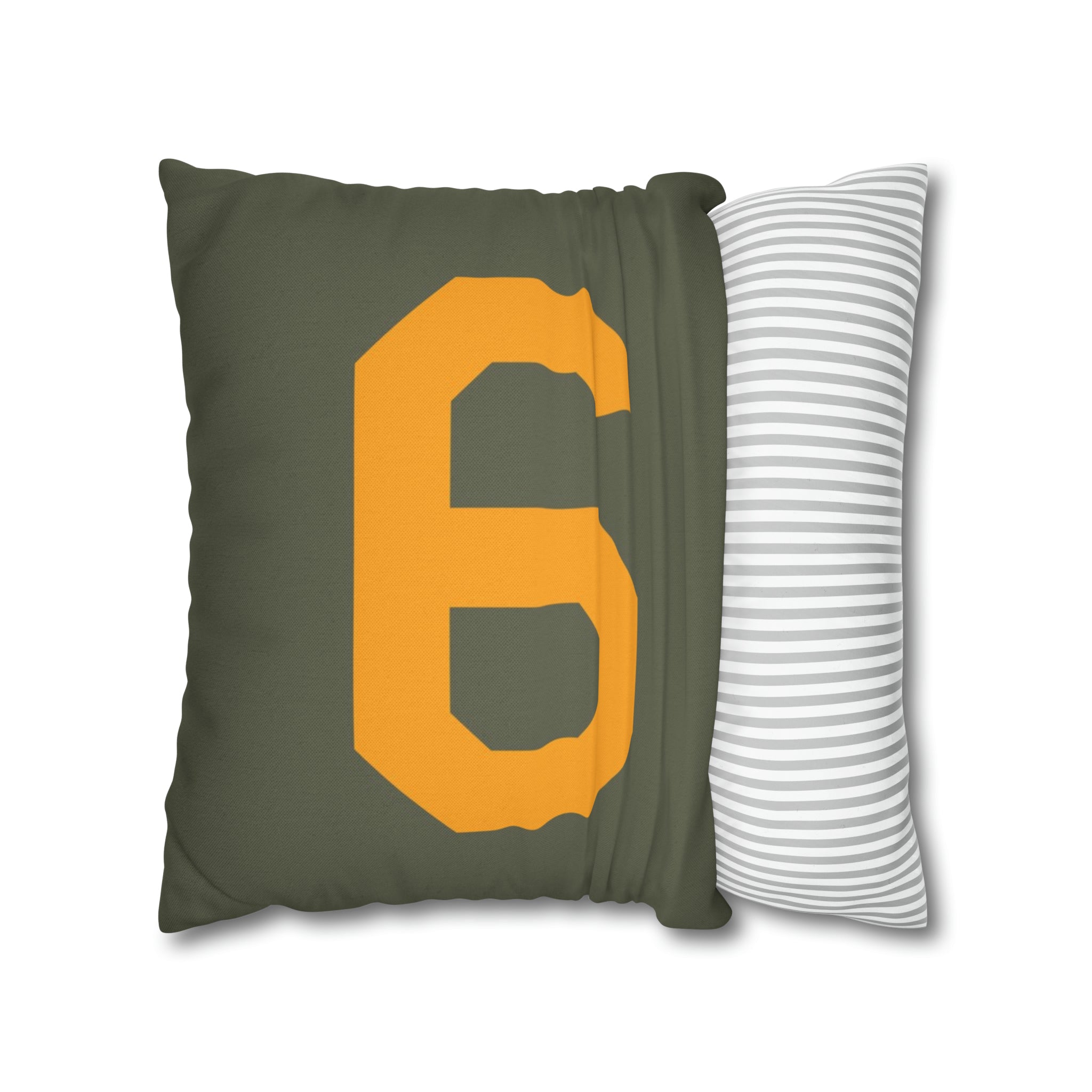 WWII USAAF Number "6" Square Pillowcase - I Love a Hangar