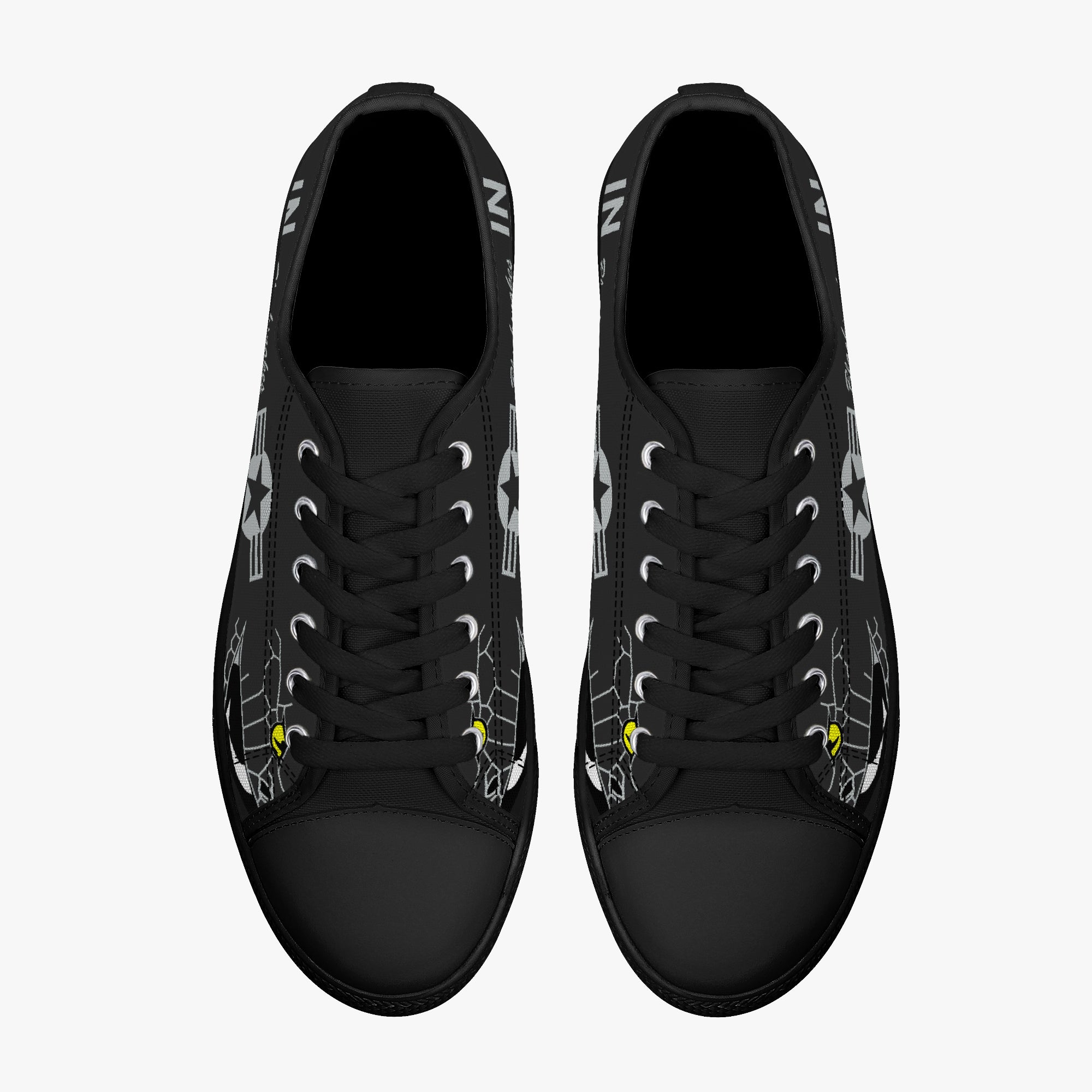 A-10 "Blacksnakes" Low Top Canvas Shoes (80-214)