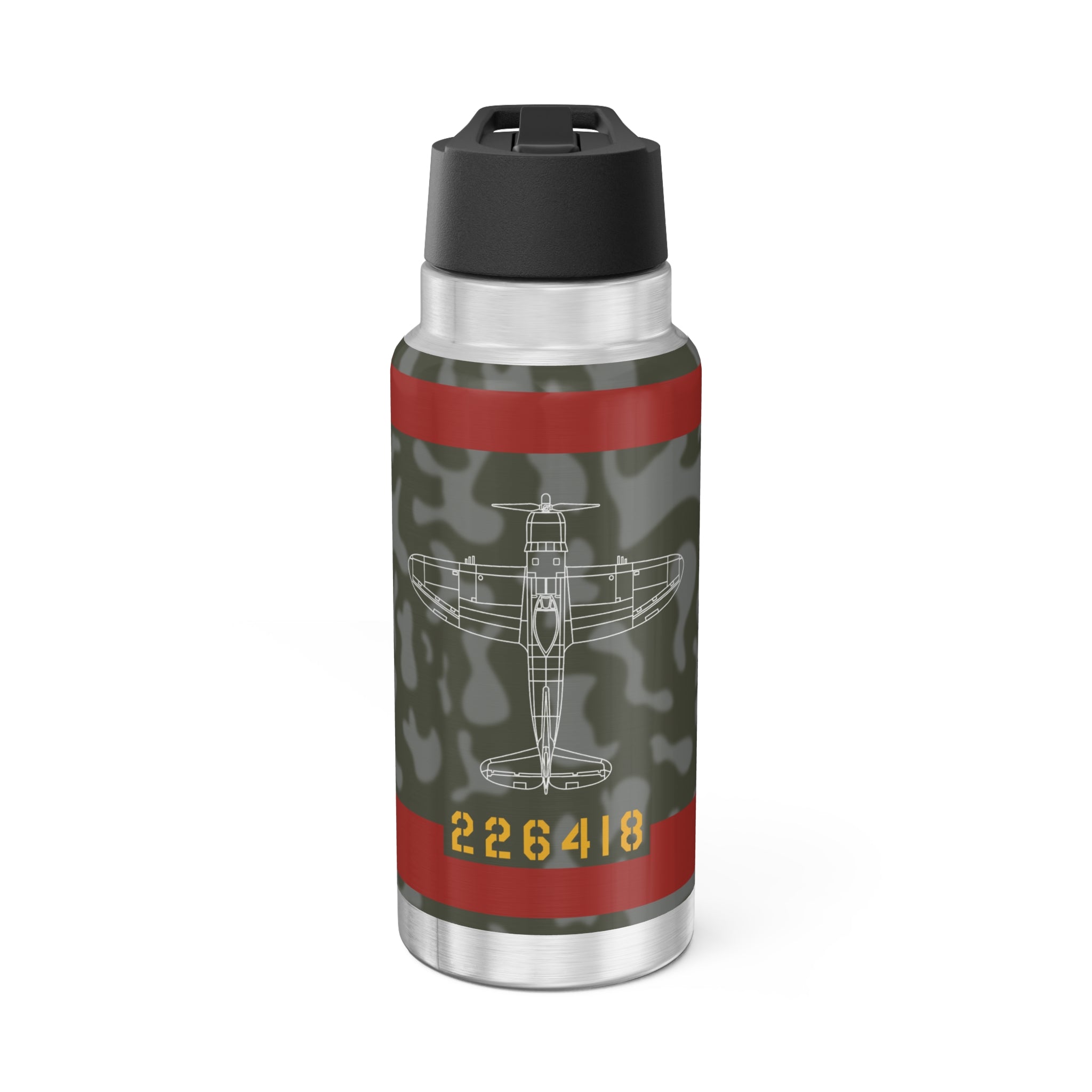 P-47 of Gabby Gabreski Inspired Tumbler, 32oz (950ml) - I Love a Hangar