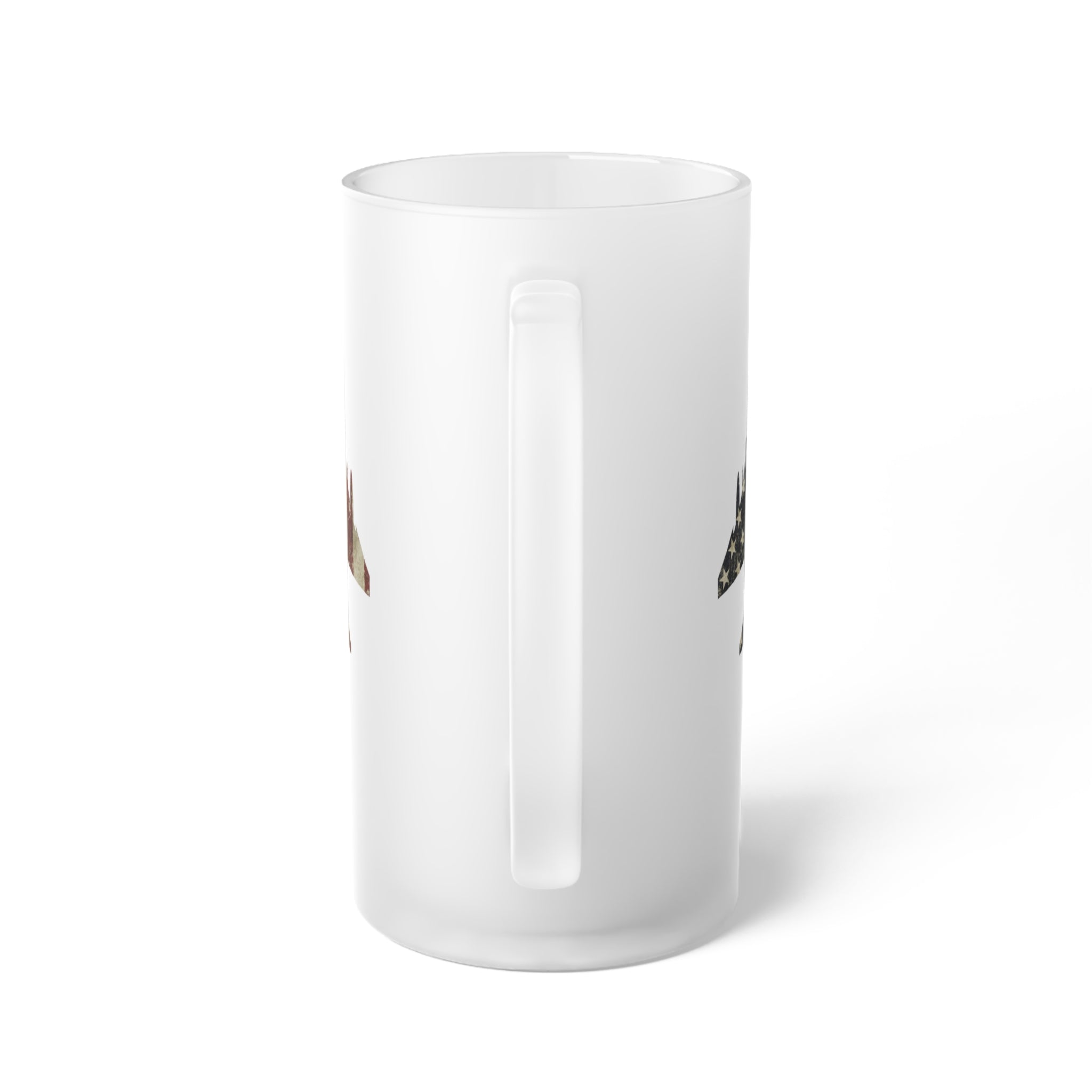 F-4 Phantom Frosted Glass 16oz (473ml) Beer Mug - I Love a Hangar