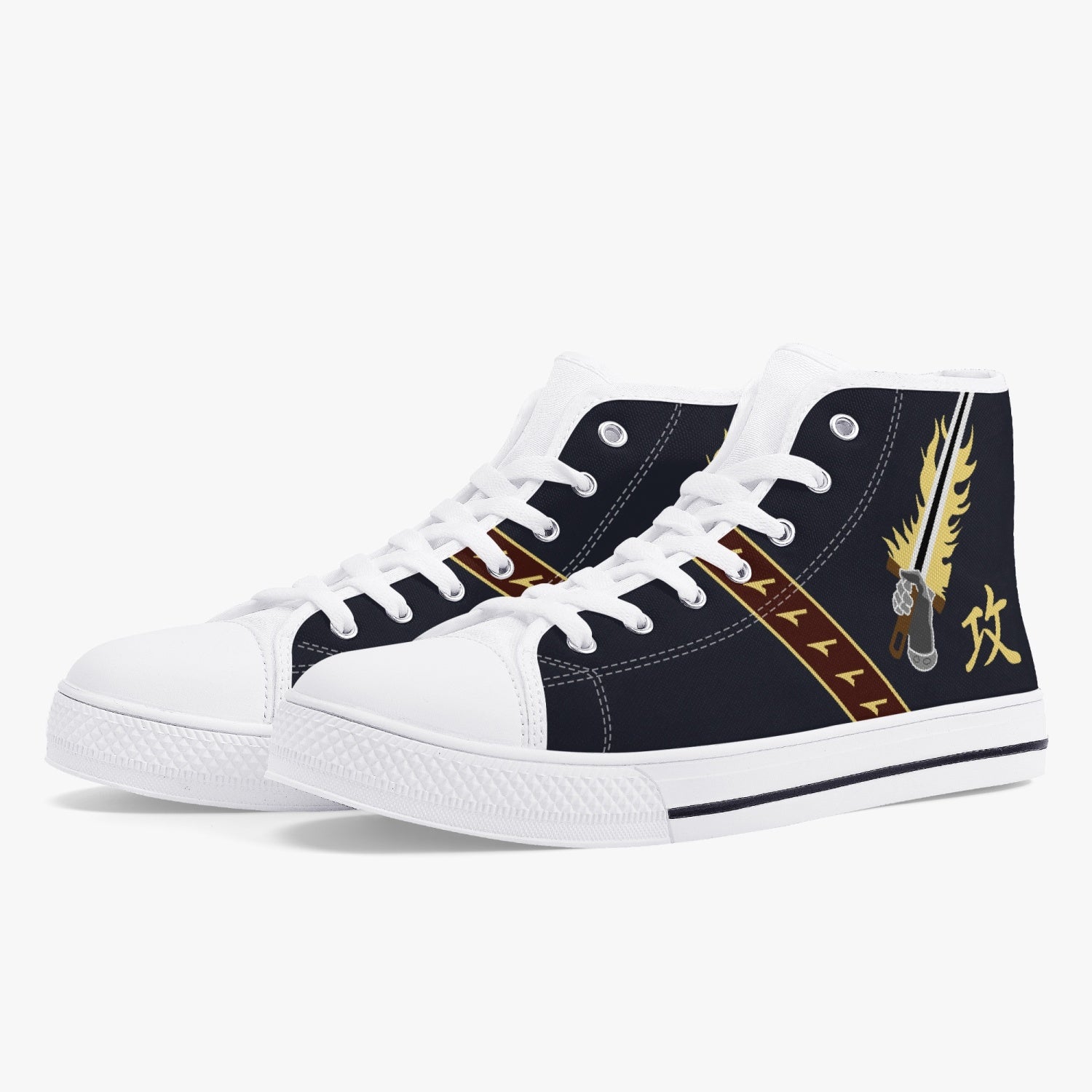 VAQ-136 "The Gauntlets" High Top Canvas Shoes - I Love a Hangar