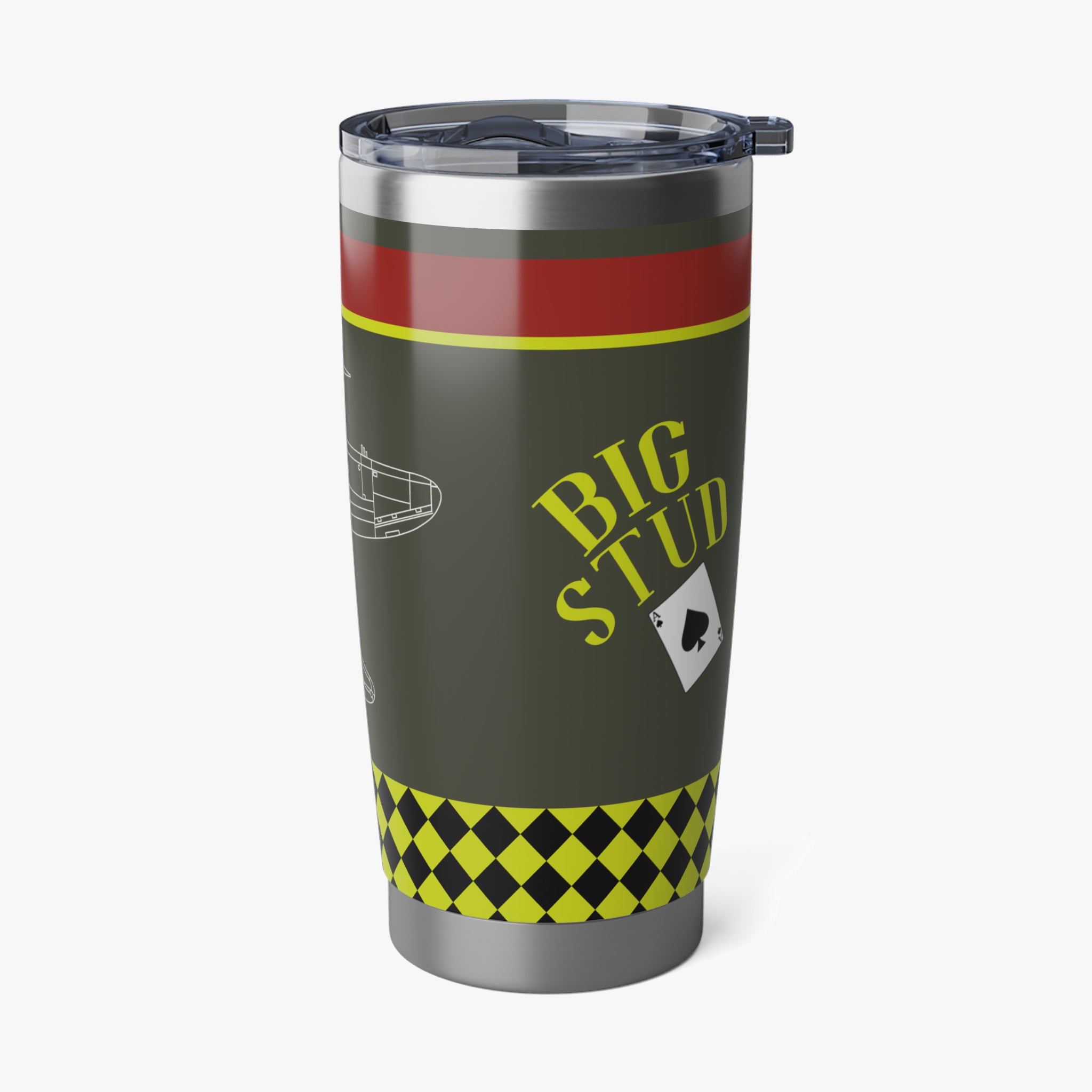 P-47 "Big Stud" Inspired 20oz (590ml) Stainless Steel Tumbler - I Love a Hangar