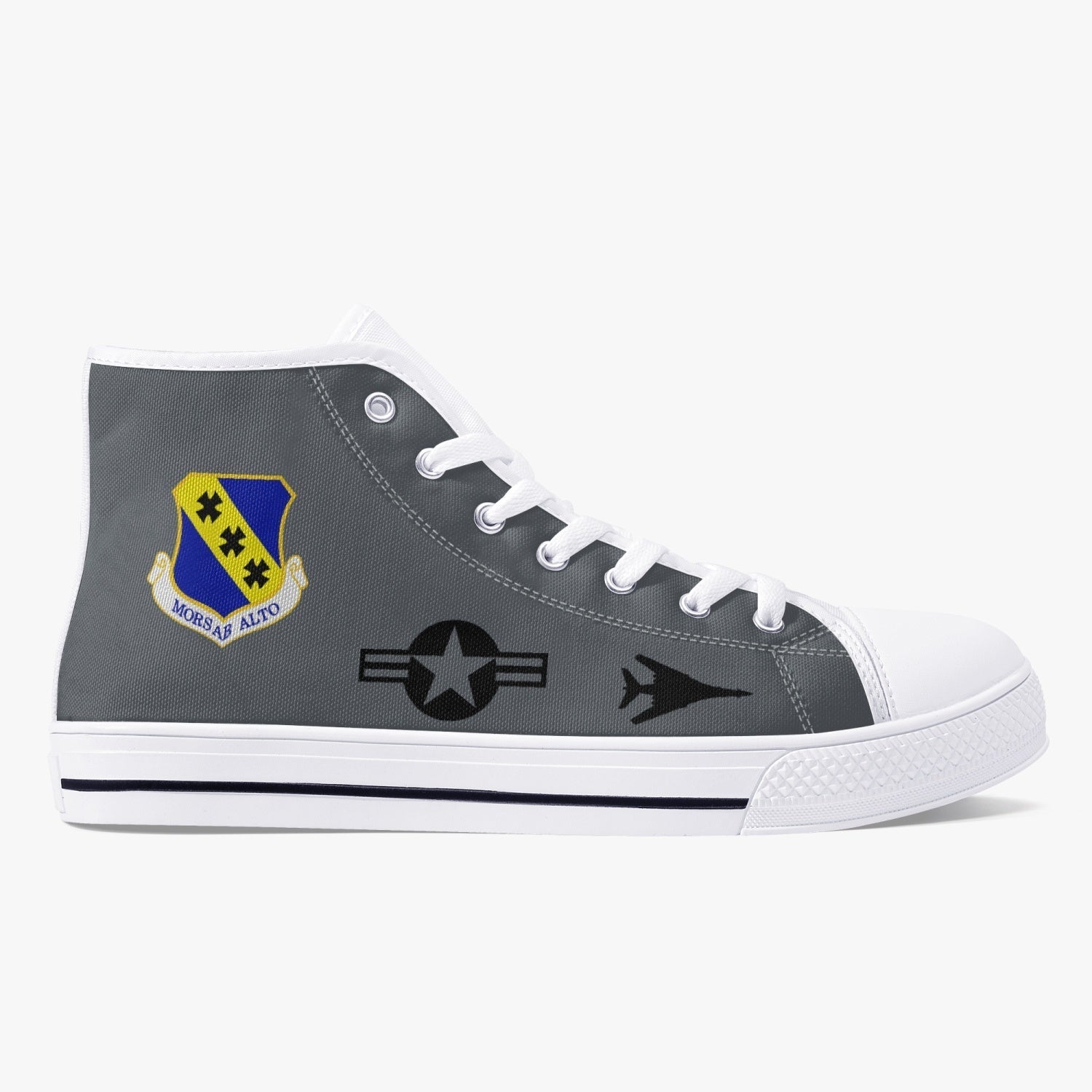 B-1 Lancer (86-0117) High Top Canvas Shoes - I Love a Hangar