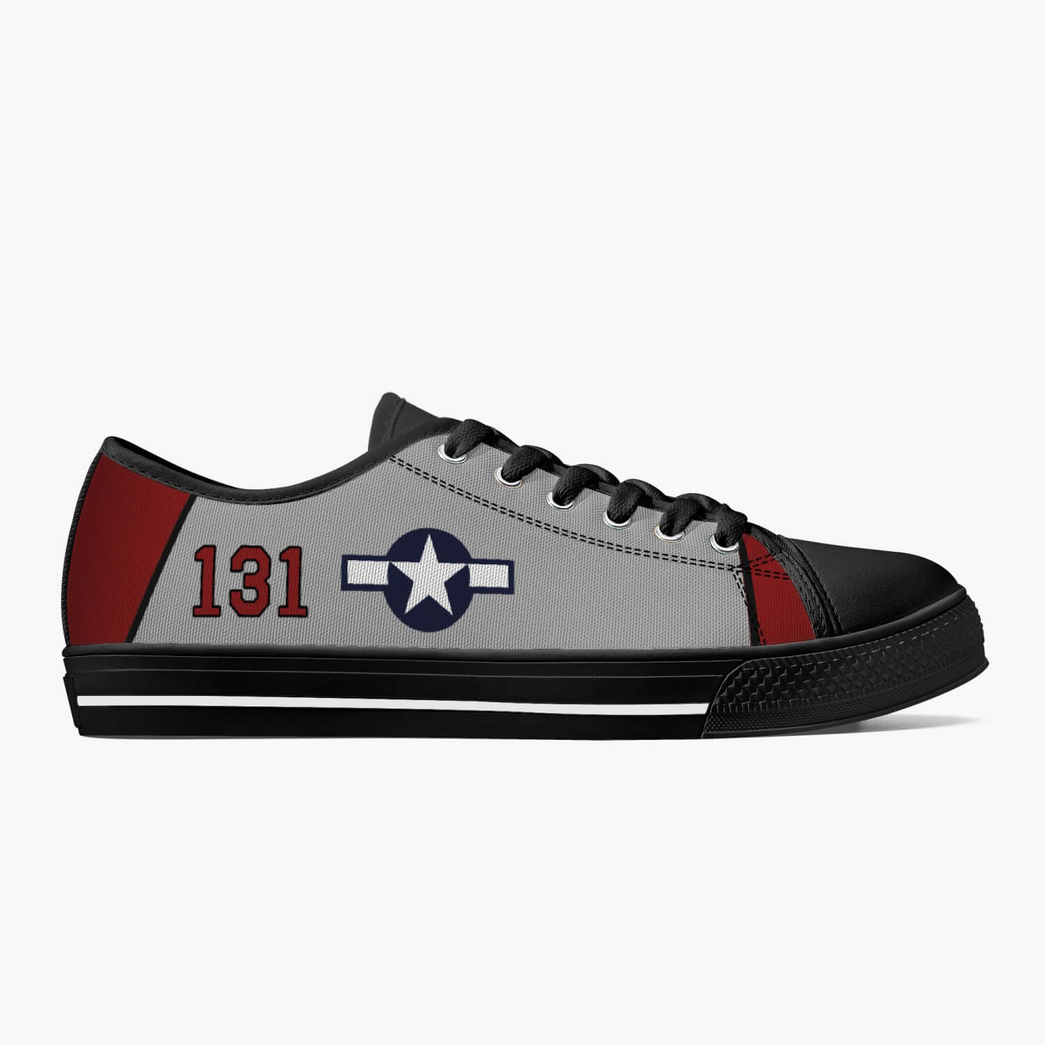 P-38 "Pudgy V" Low Top Canvas Shoes - I Love a Hangar