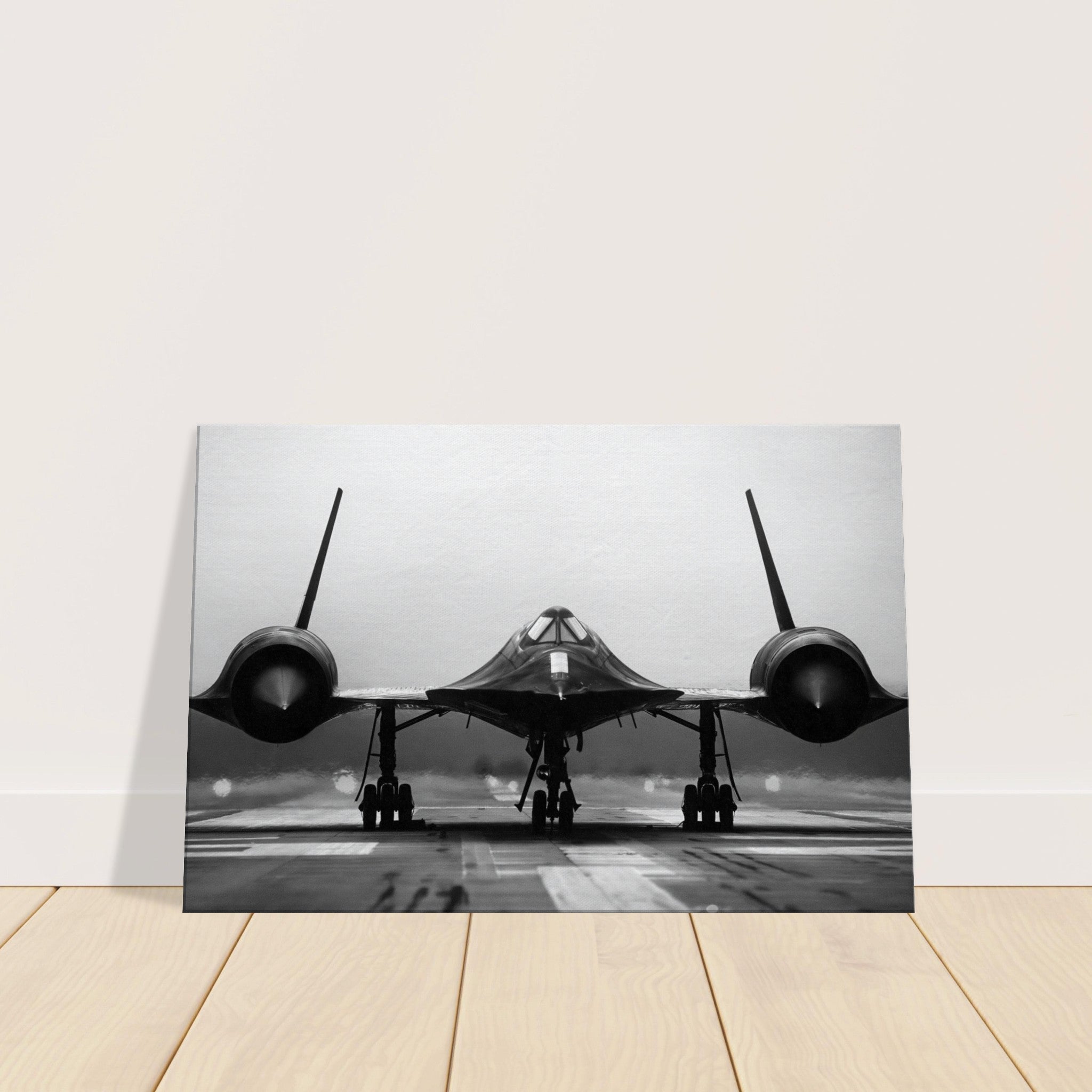 SR-71 "Blackbird" Front View on Canvas - I Love a Hangar