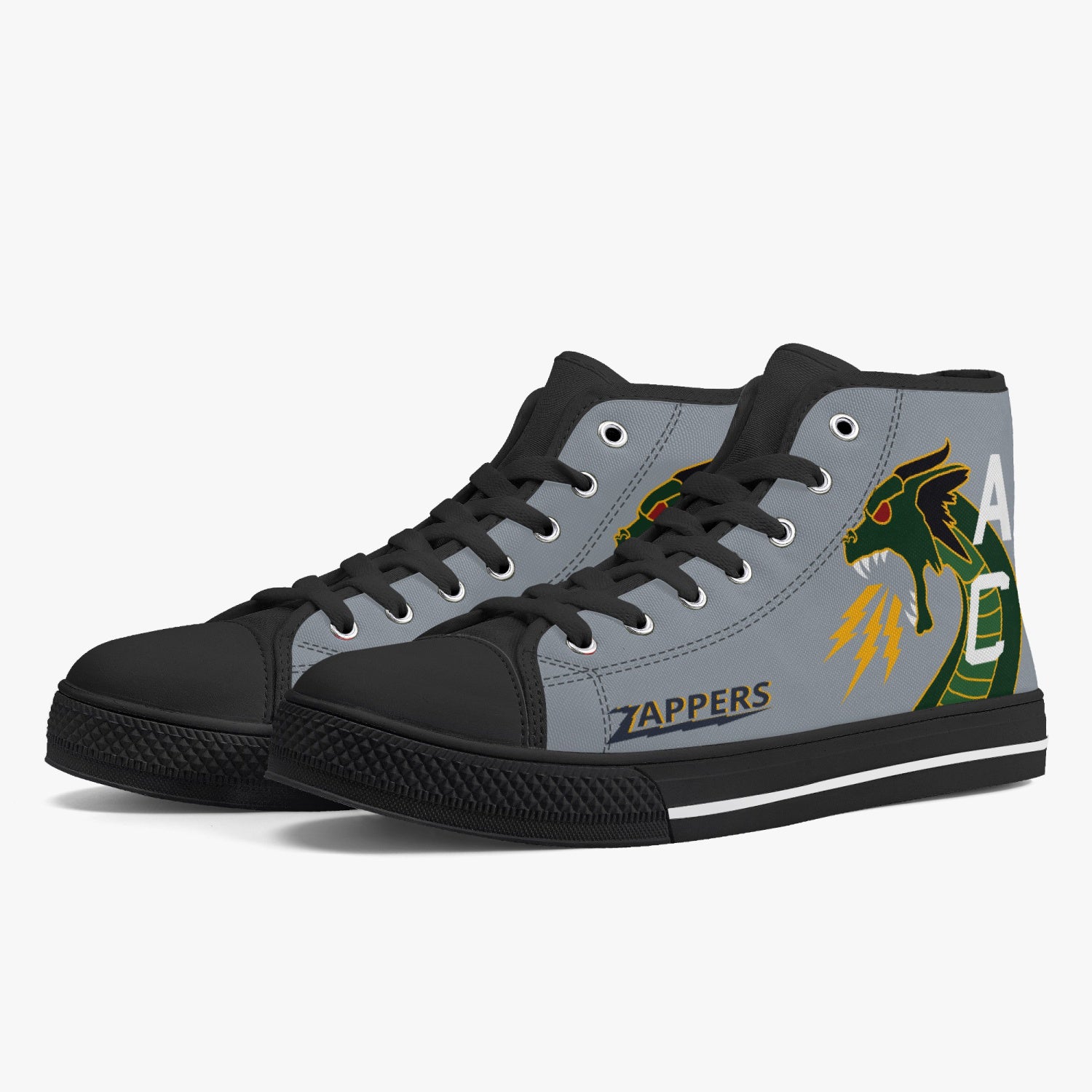 VAQ-130 "Zappers" High Top Canvas Shoes - I Love a Hangar