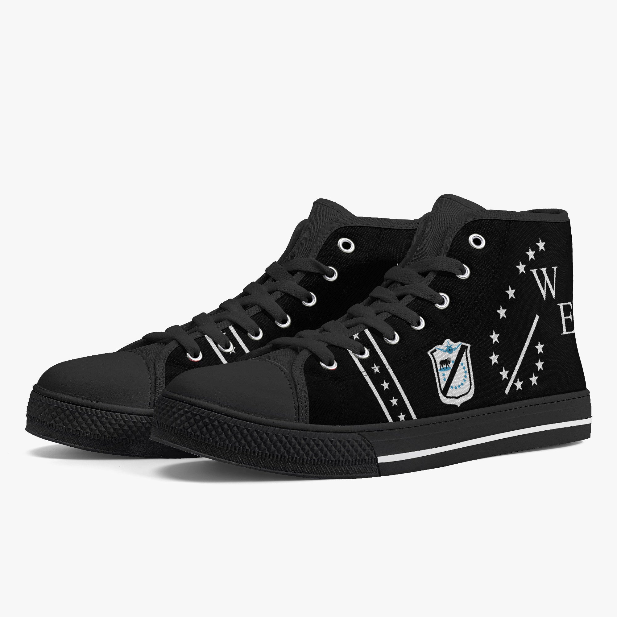 VMFA-214 "Black Sheep" High Top Canvas Shoes - I Love a Hangar
