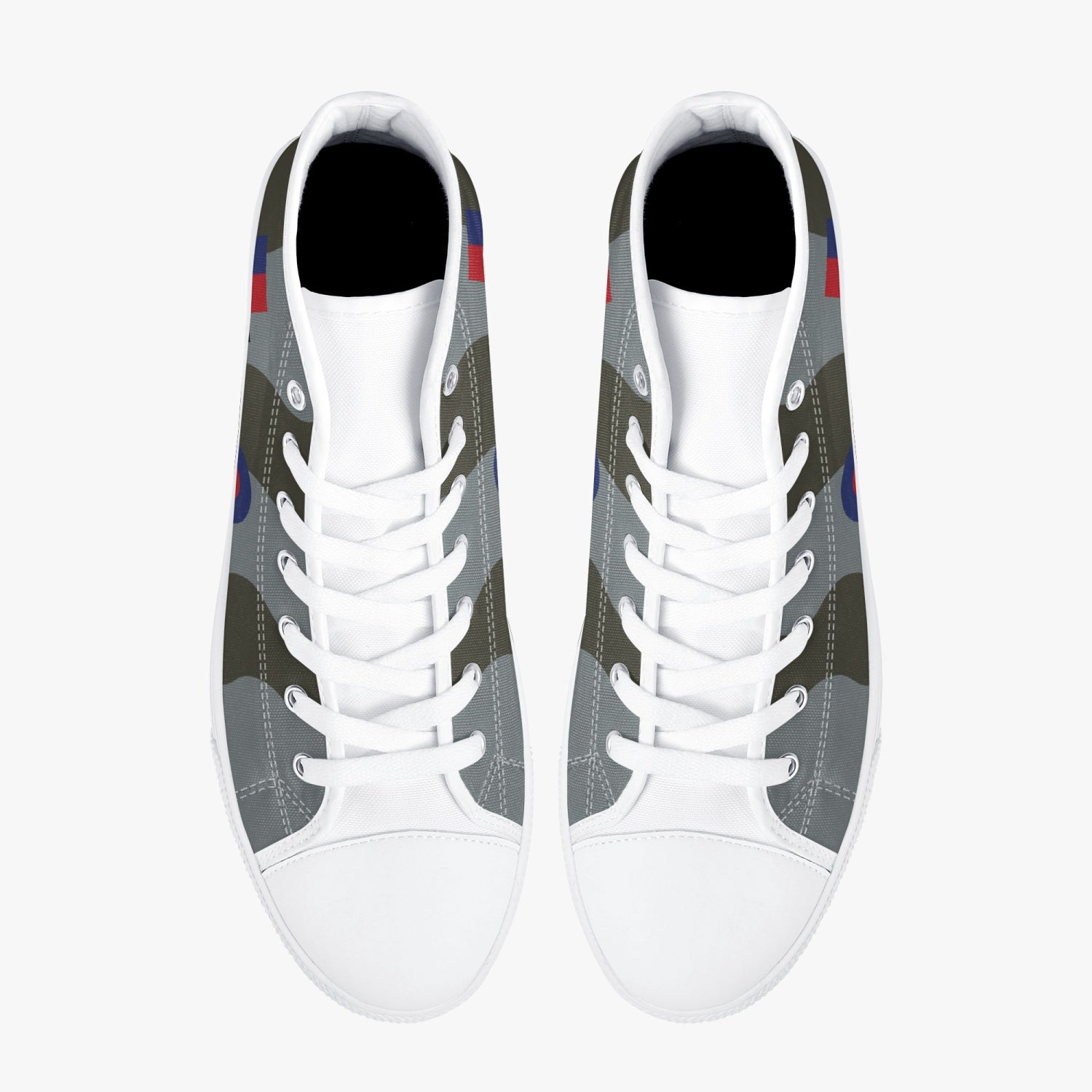 Avro Vulcan #607 High Top Canvas Shoes - I Love a Hangar