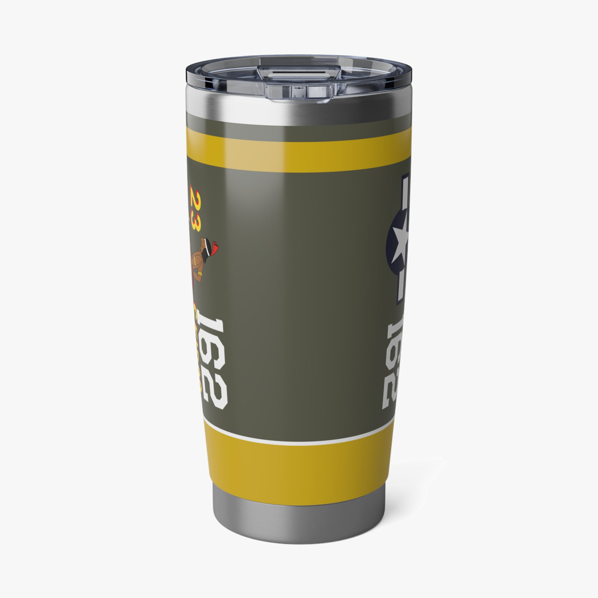 P-38 "Skidoo" Inspired 20oz (590ml) Stainless Steel Tumbler - I Love a Hangar