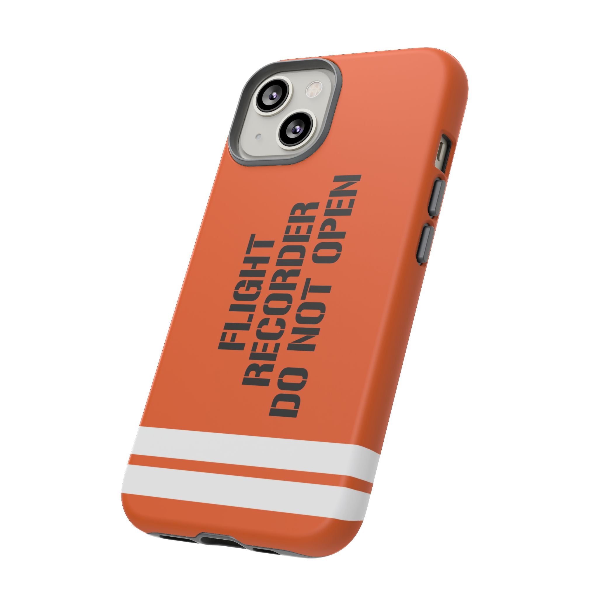Flight Data Recorder Style Tough Phone Cases for iPhone