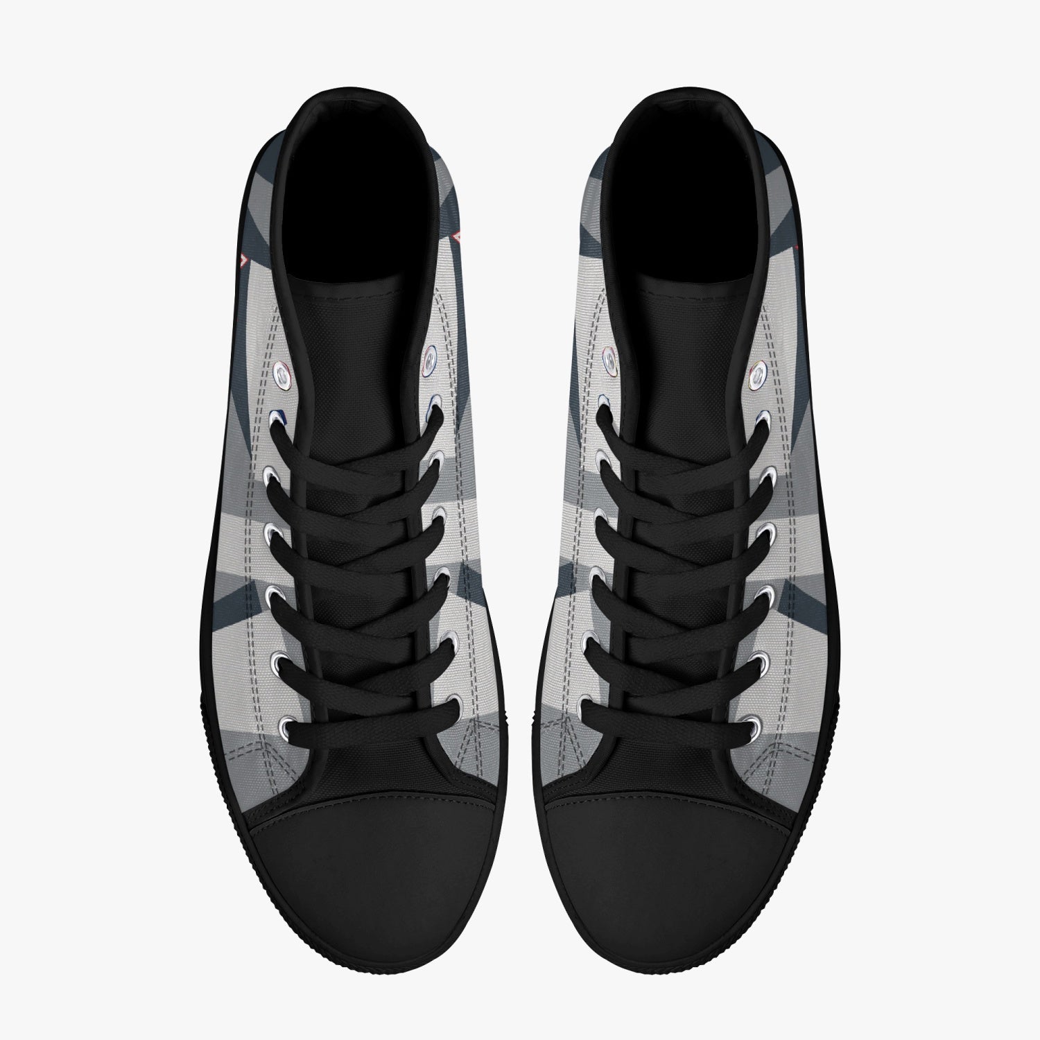 Su-35 Flanker "Arctic Splinter" High Top Canvas Shoes - I Love a Hangar