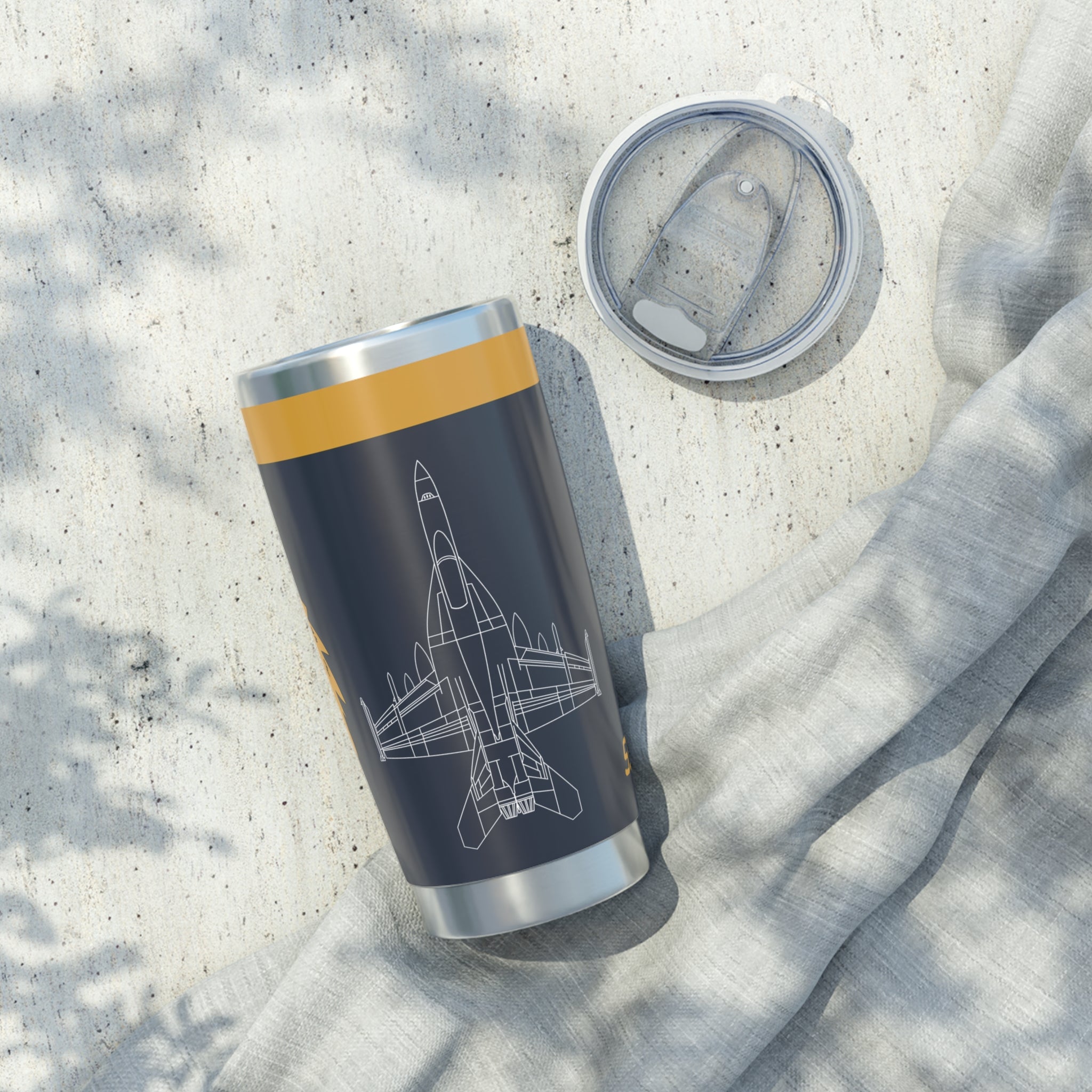 VFA-192 "Golden Dragons" 20oz (590ml) Stainless Steel Tumbler - I Love a Hangar