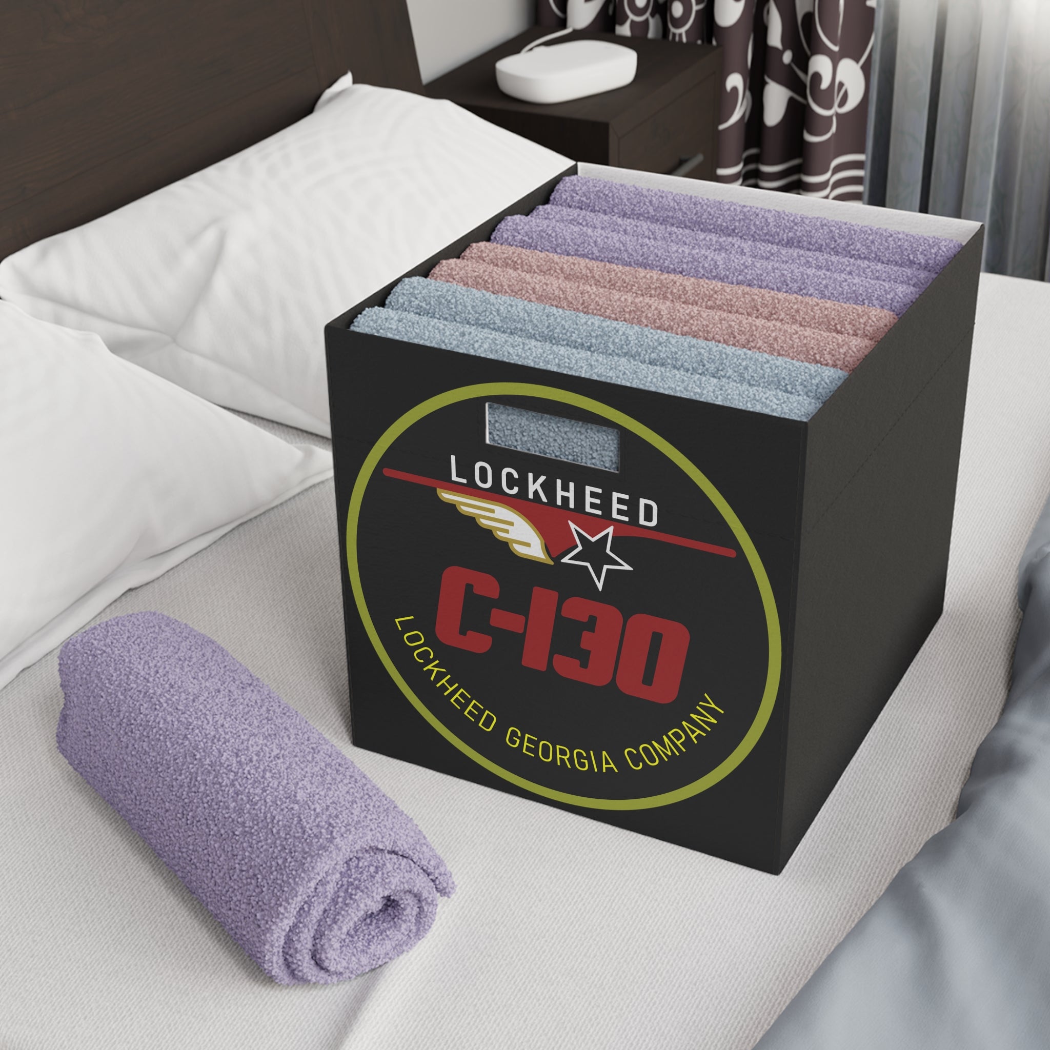 C-130 Inspired Felt Storage Box - I Love a Hangar