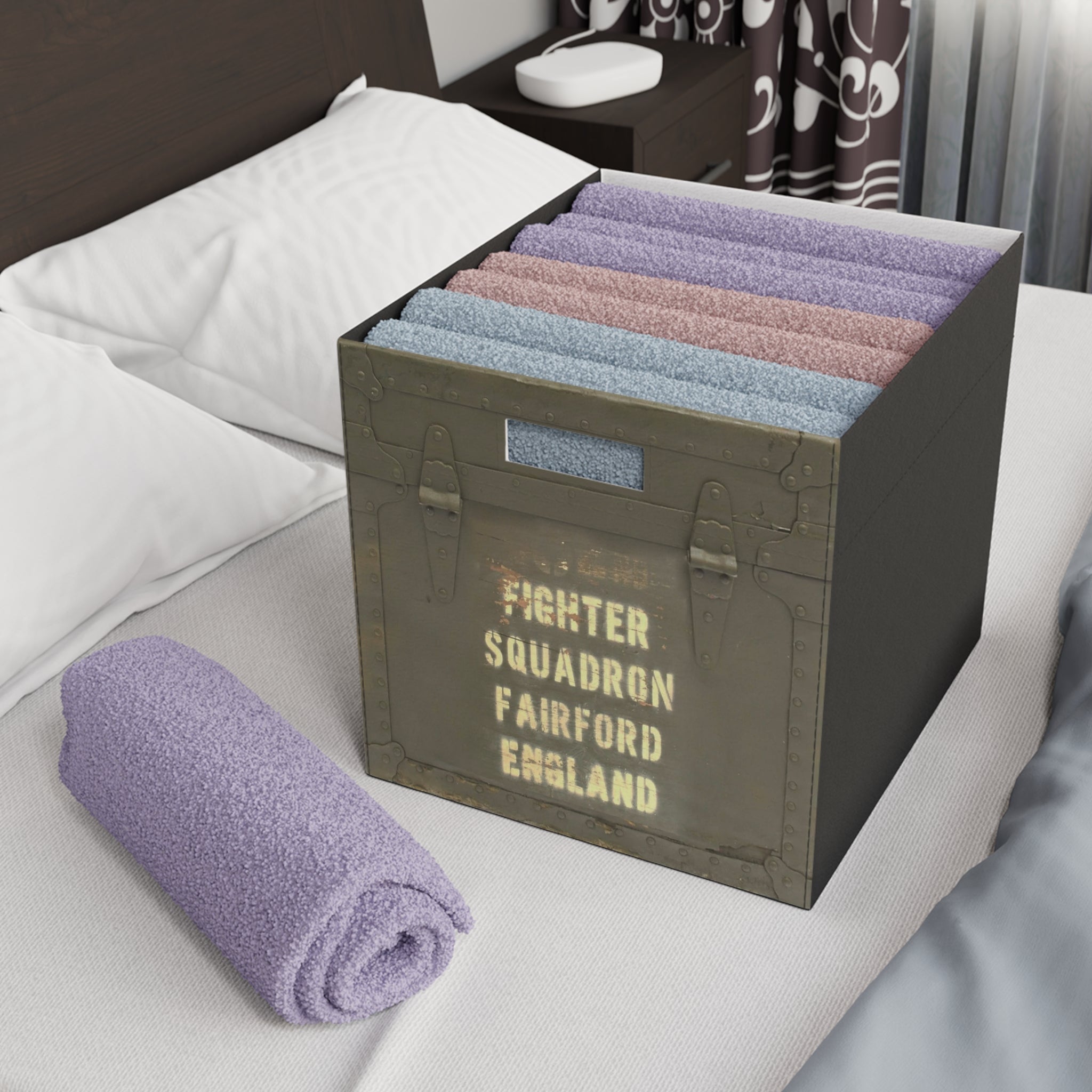 Vintage Style USAAF Felt Storage Box - I Love a Hangar