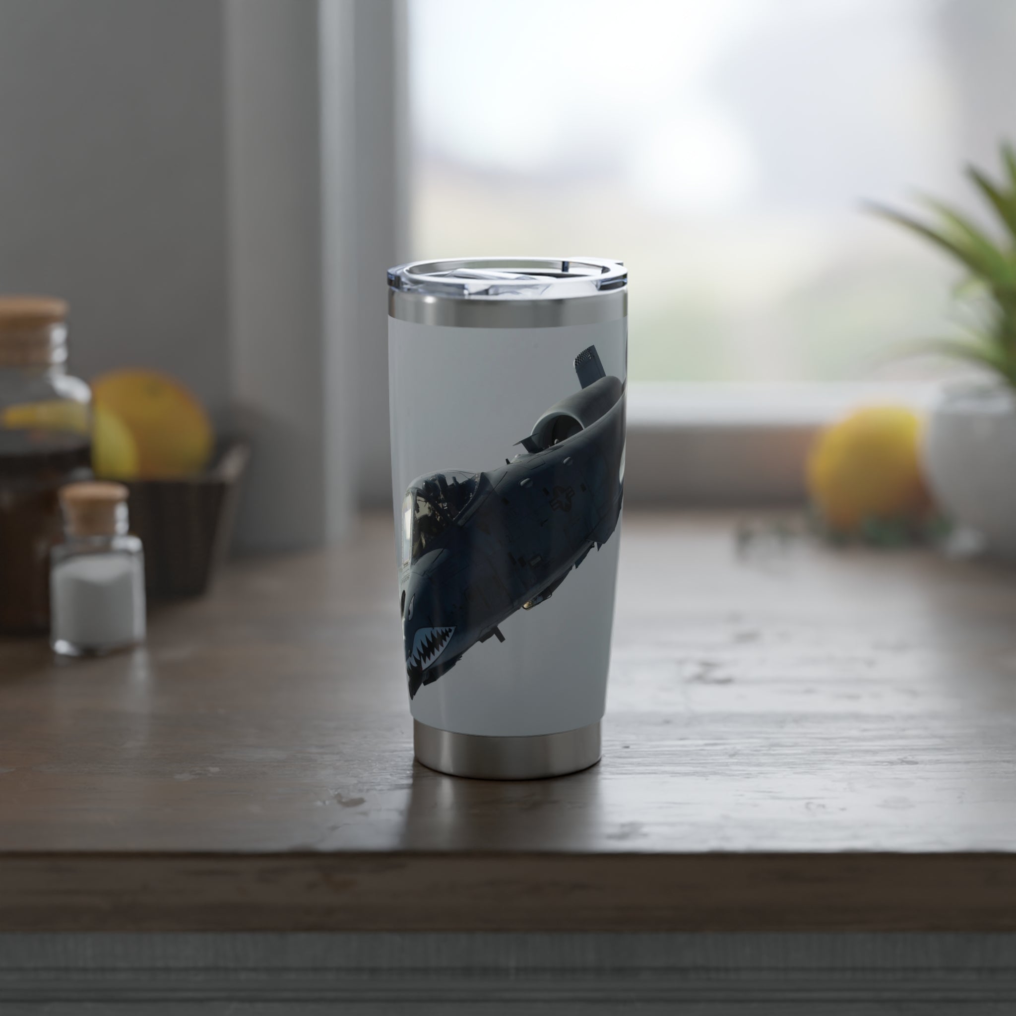 A-10 Thunderbolt II 20oz (590ml) Stainless Steel Tumbler - I Love a Hangar