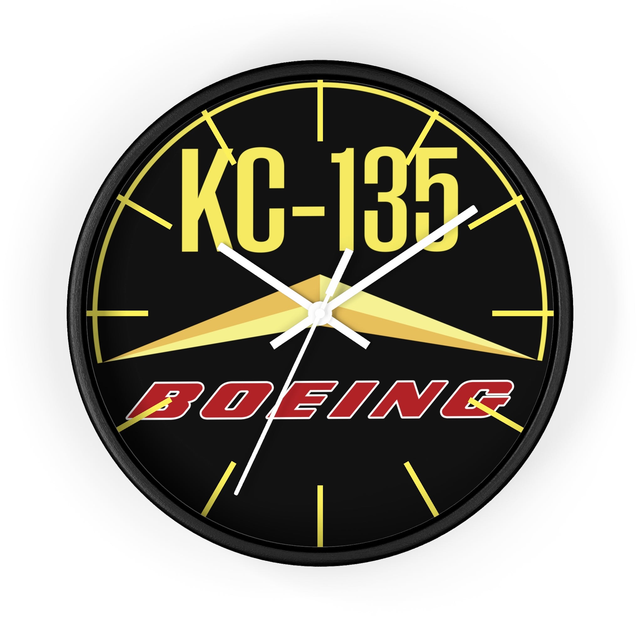 KC-135 Yoke Cap Wall Clock - I Love a Hangar