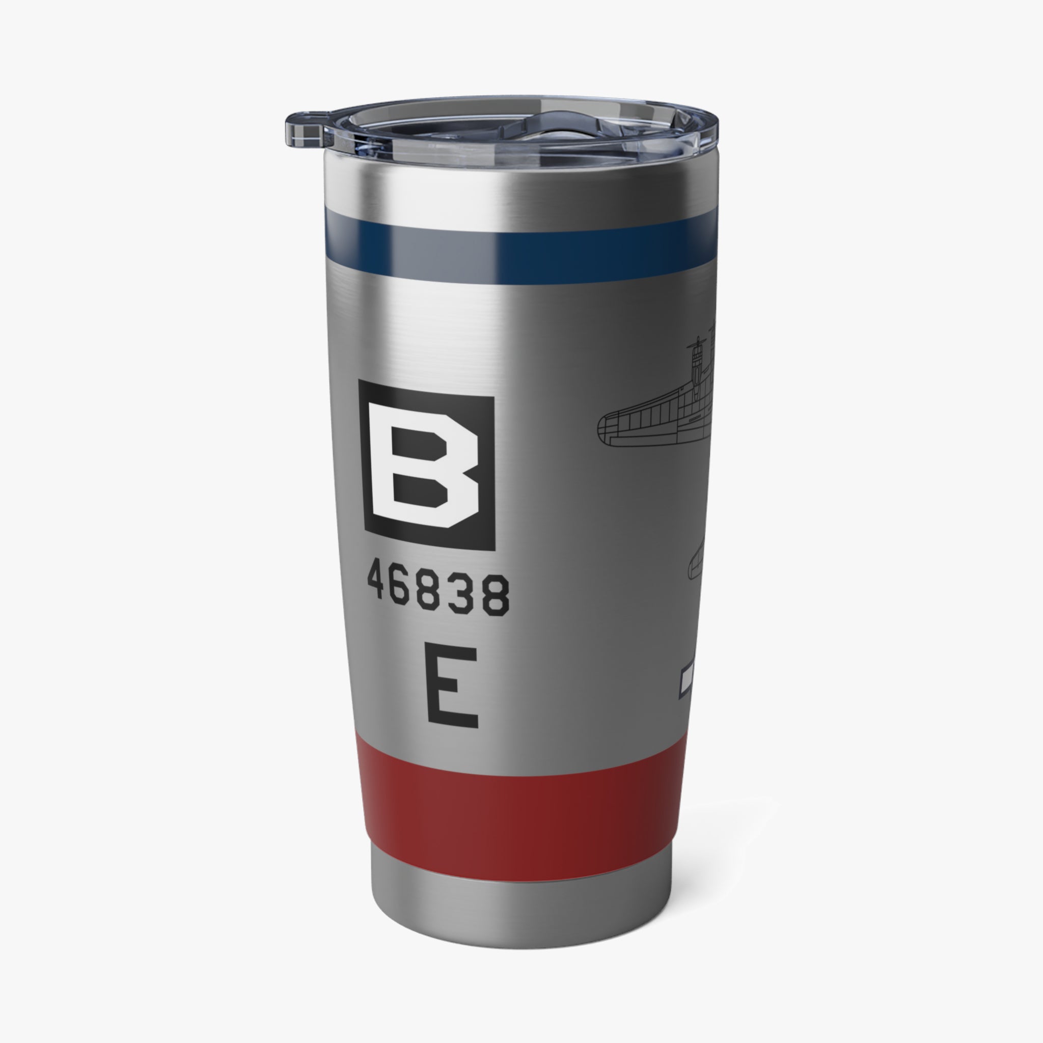 B-17 "Spirit of Martinez" 20oz (590ml) Stainless Steel Tumbler - I Love a Hangar