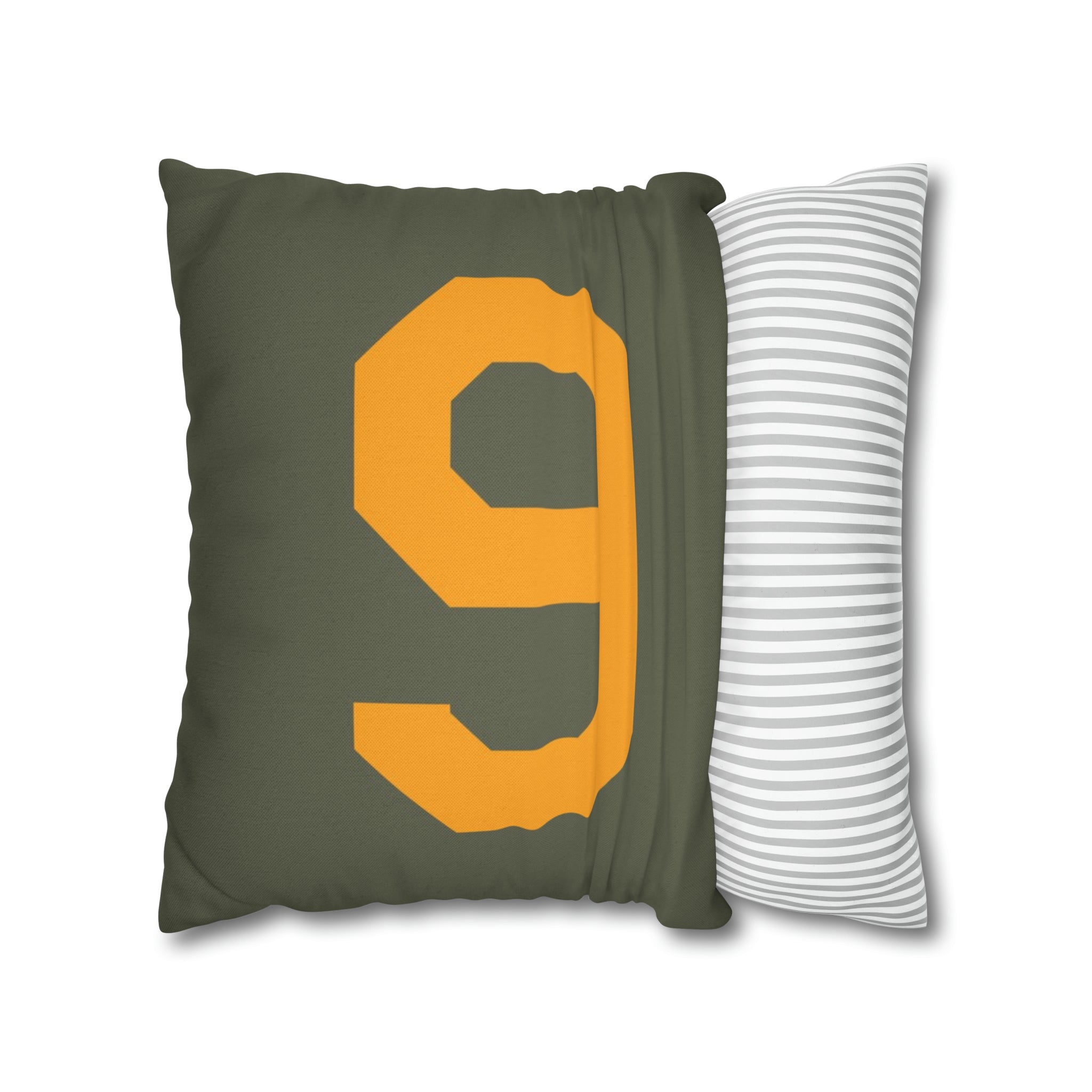 WWII USAAF Number "9" Square Pillowcase - I Love a Hangar