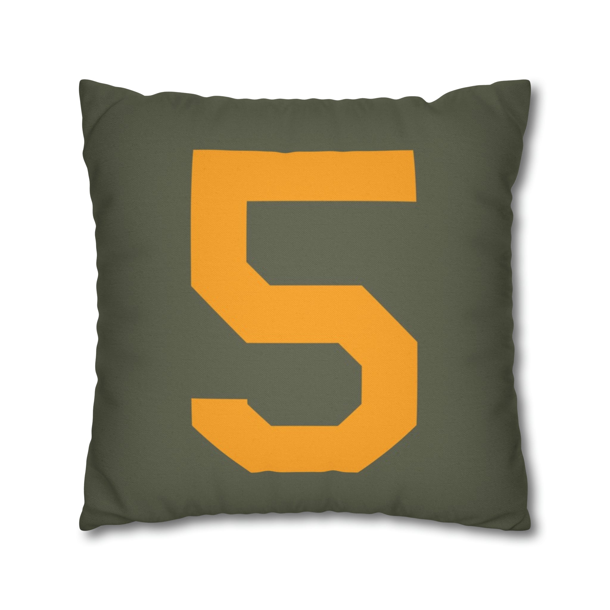 WWII USAAF Number "5" Square Pillowcase (Style B) - I Love a Hangar