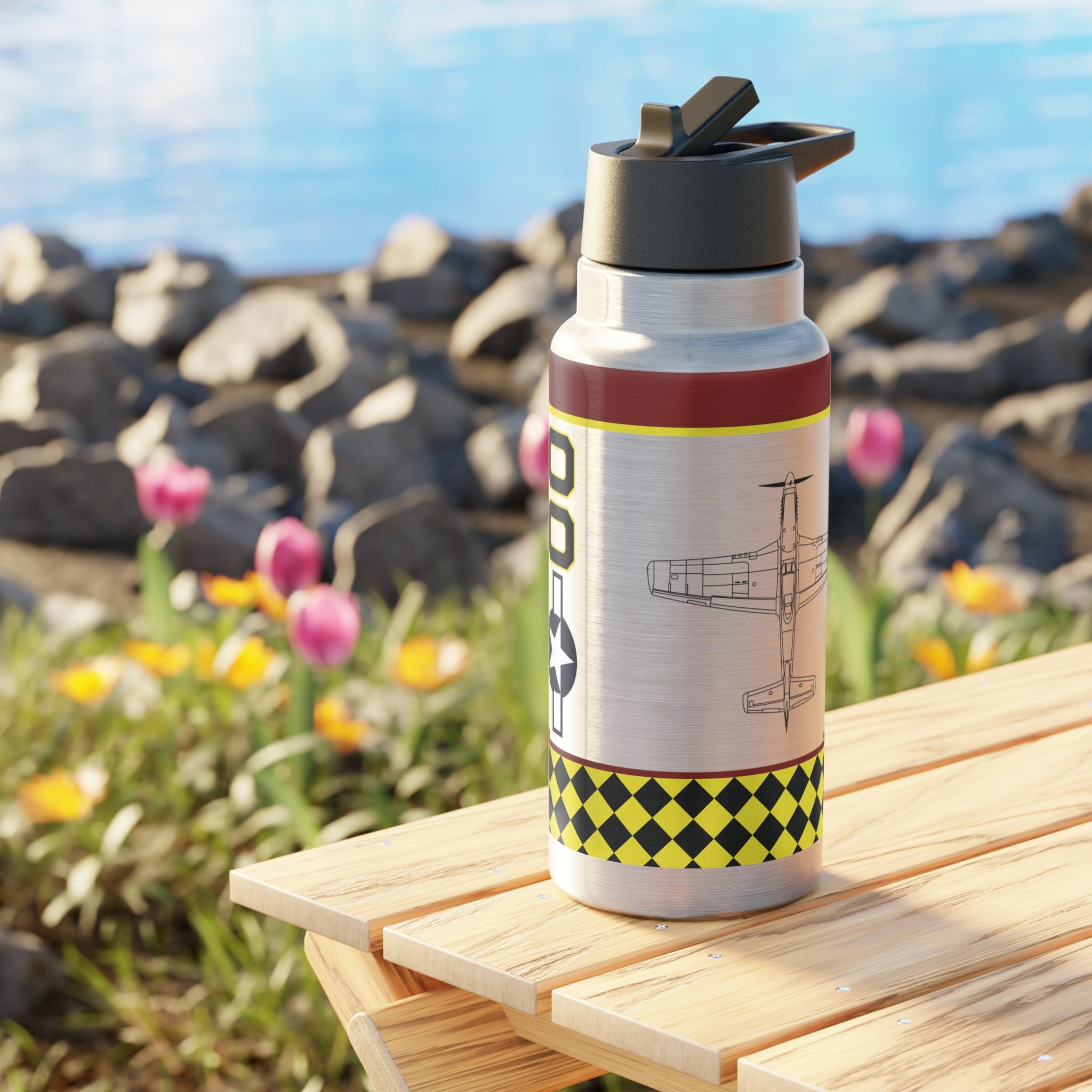 P-51 "Boo-Man Choo" Tumbler, 32oz (950ml) - I Love a Hangar