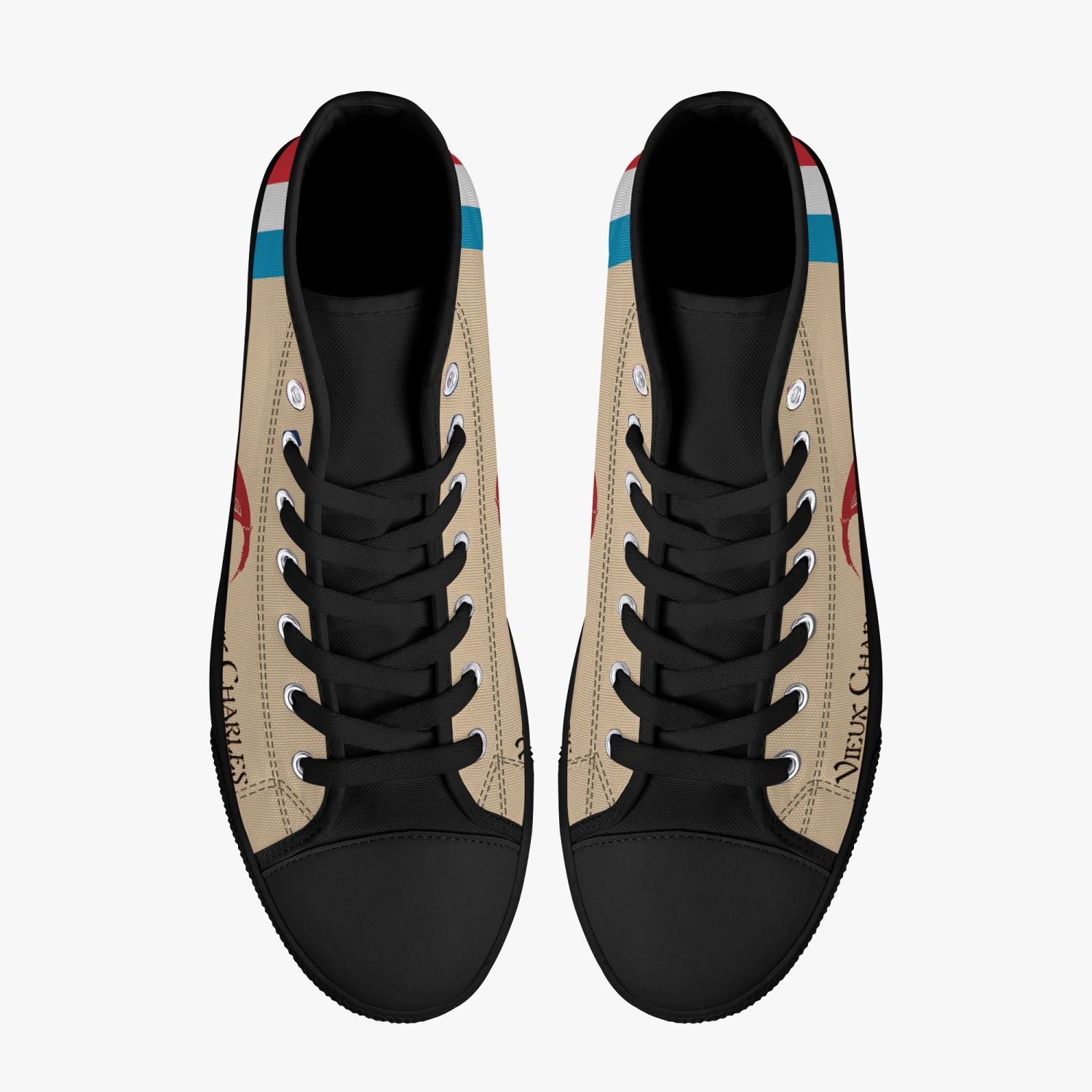SPAD VII "Vieux Charles" High Top Canvas Shoes - I Love a Hangar