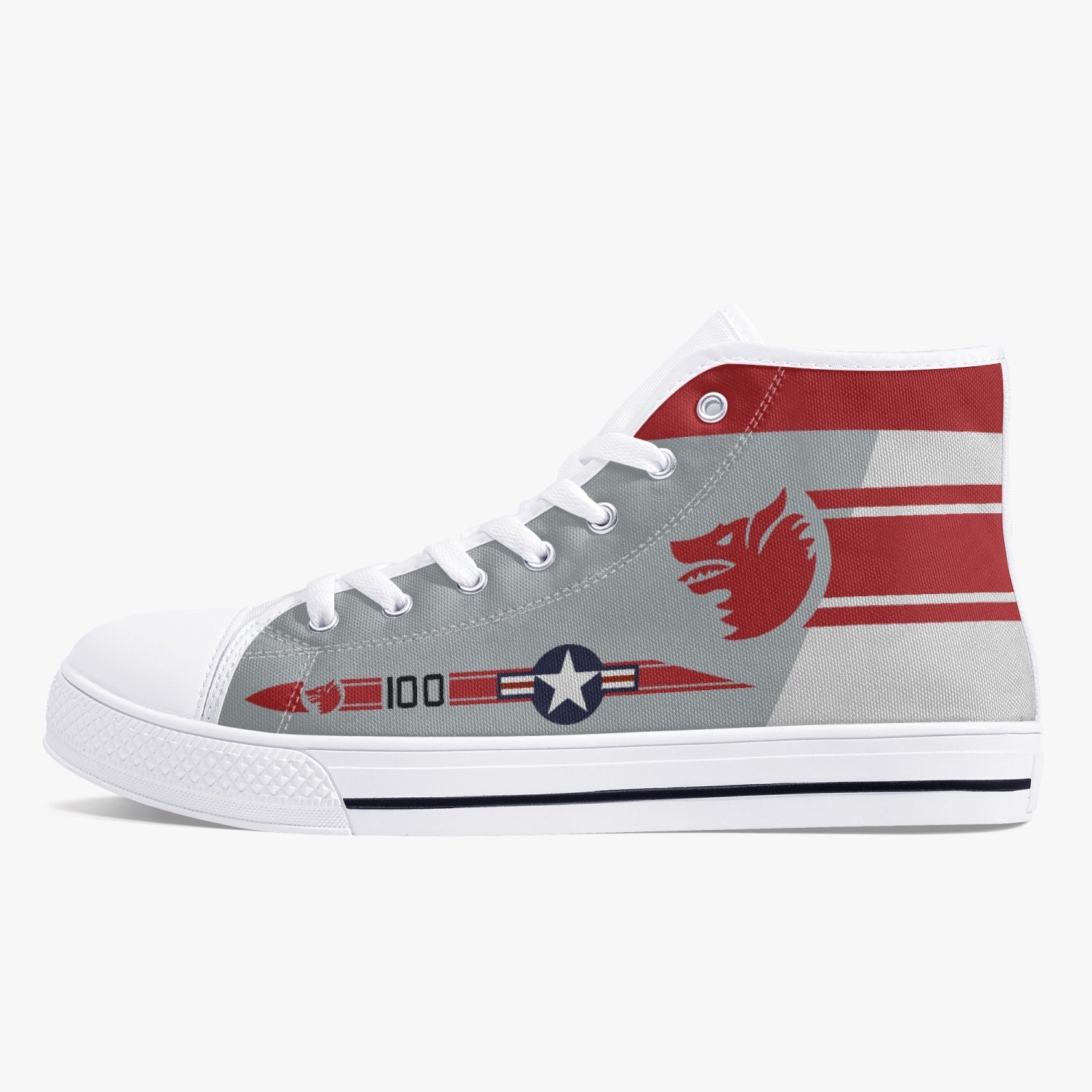 VF-1 "Wolfpack" High Top Canvas Shoes - I Love a Hangar