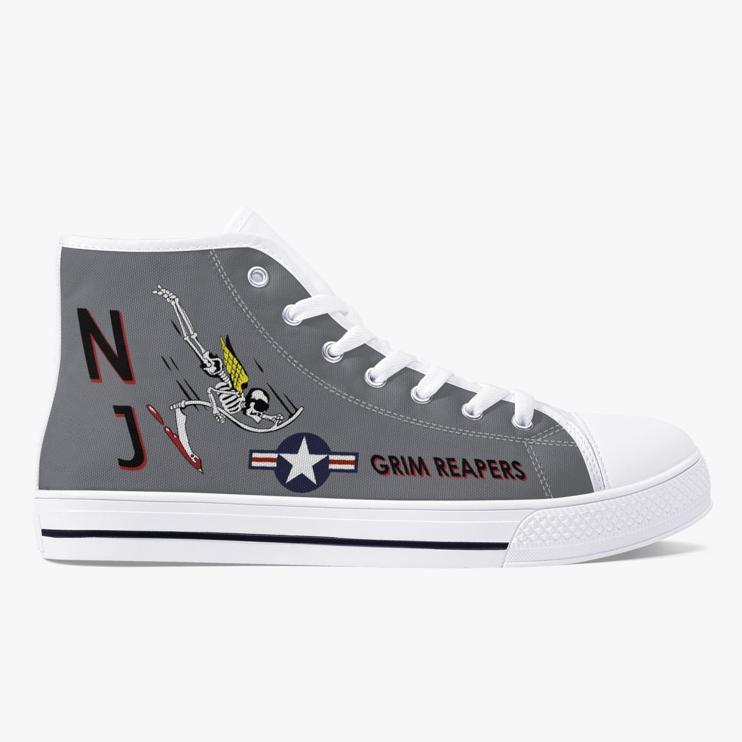 VFA-101 "Grim Reapers" High Top Canvas Shoes - I Love a Hangar