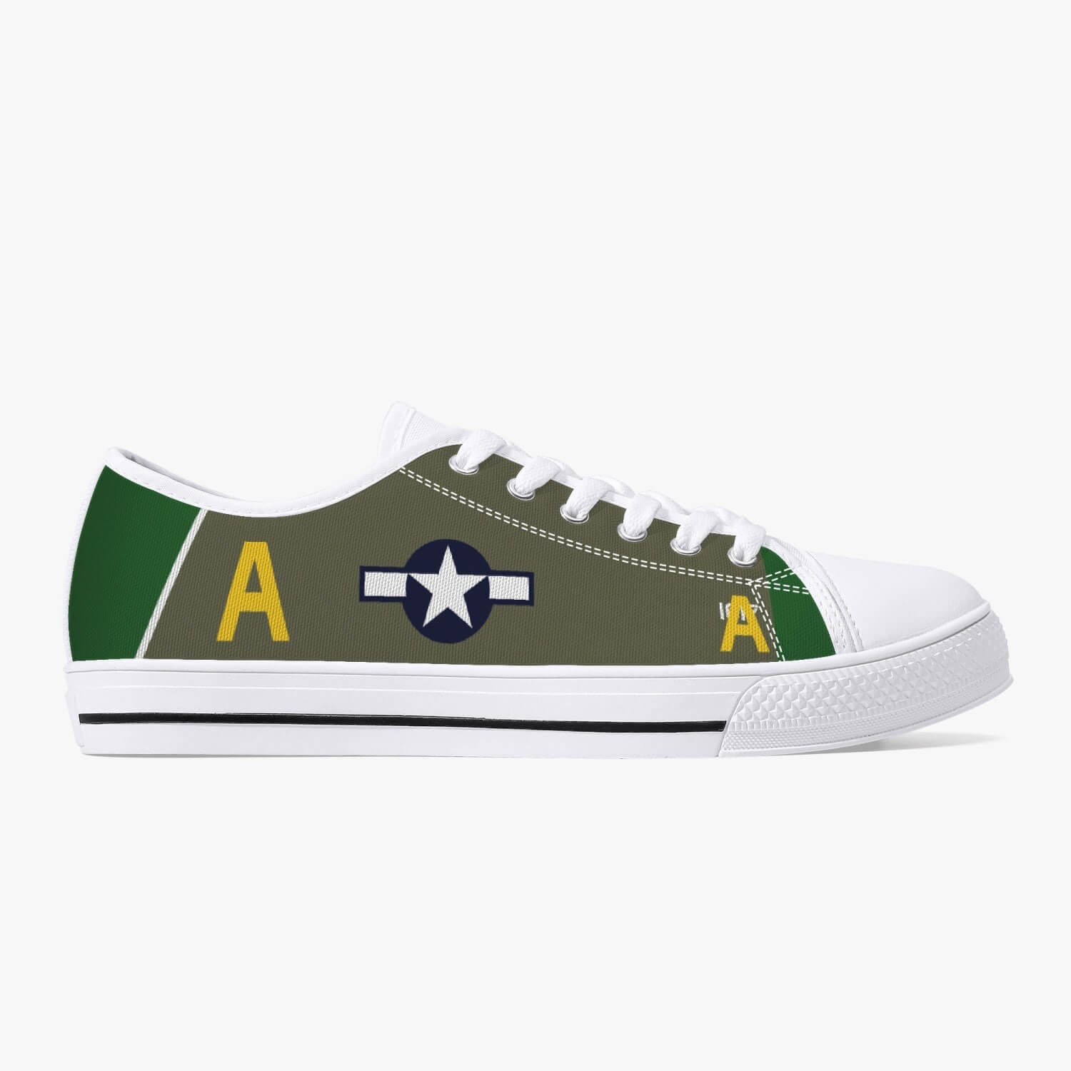 P-38 "Porky II" Low Top Canvas Shoes - I Love a Hangar