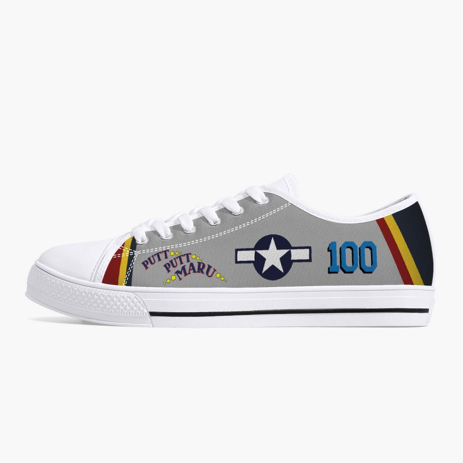 P-38 "Putt Putt Maru" Low Top Canvas Shoes - I Love a Hangar