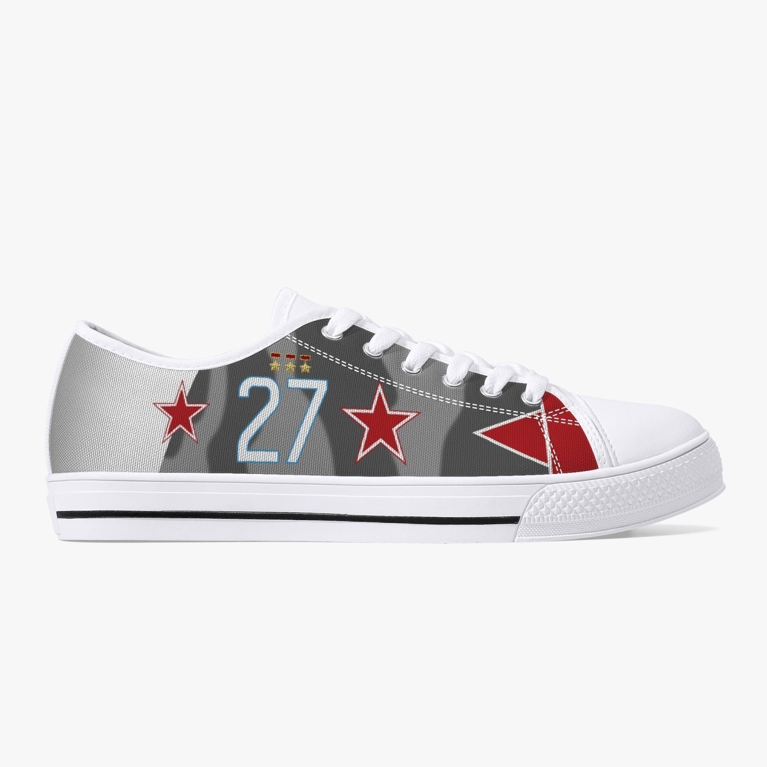 La-7 "White 27" Low Top Canvas Shoes - I Love a Hangar