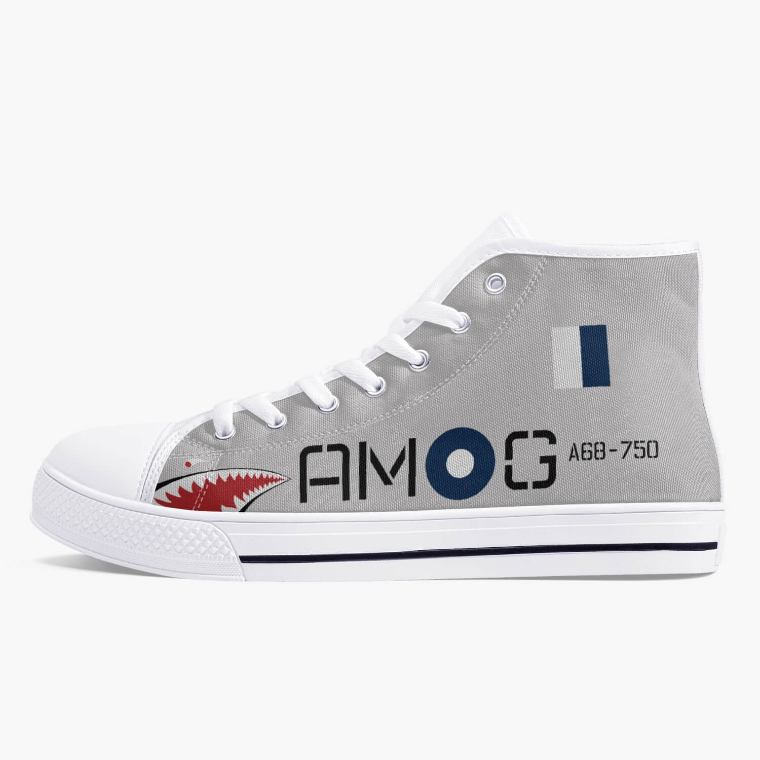 P-51 "AM-G" High Top Canvas Shoes - I Love a Hangar