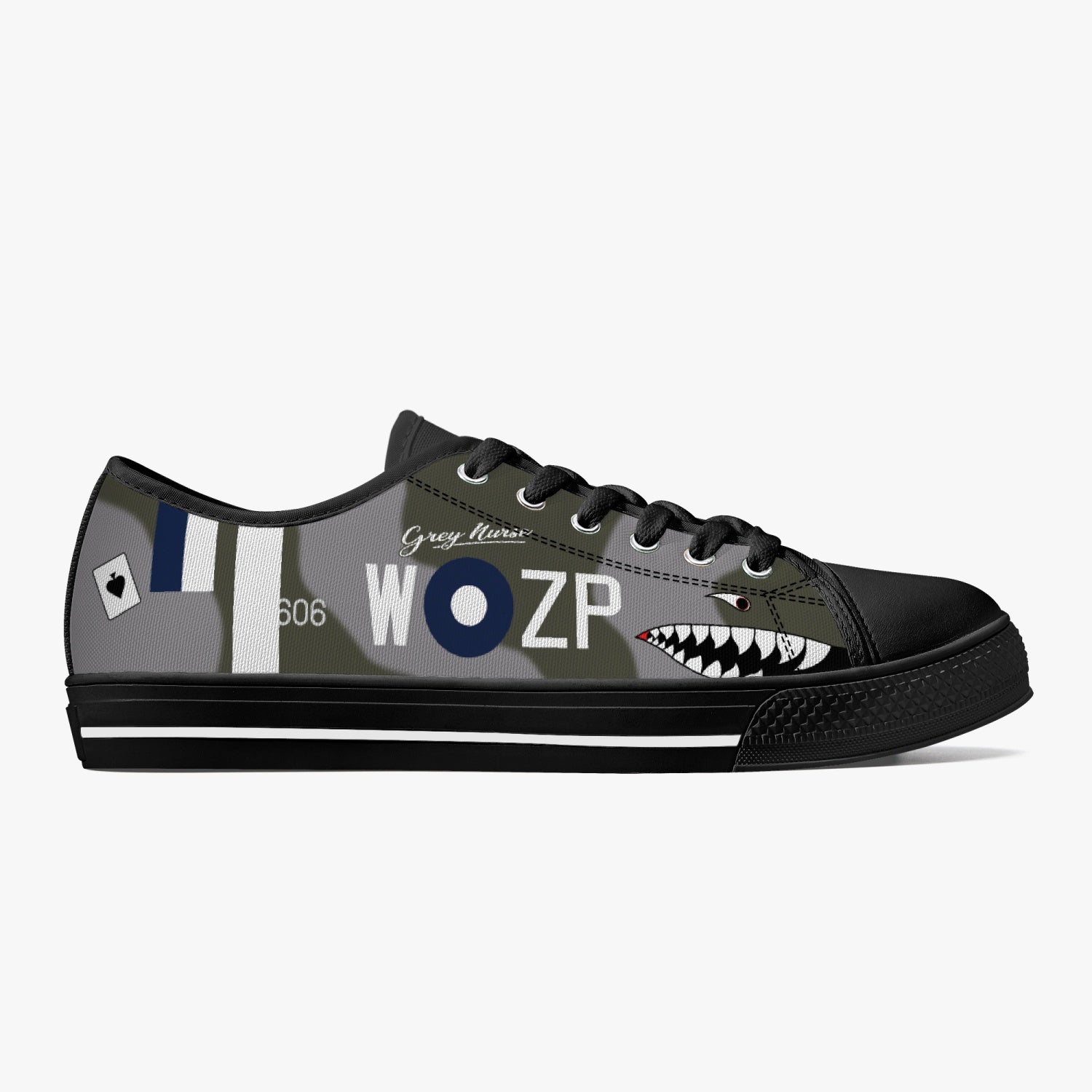 Spitfire "ZP-W" Low Top Canvas Shoes - I Love a Hangar