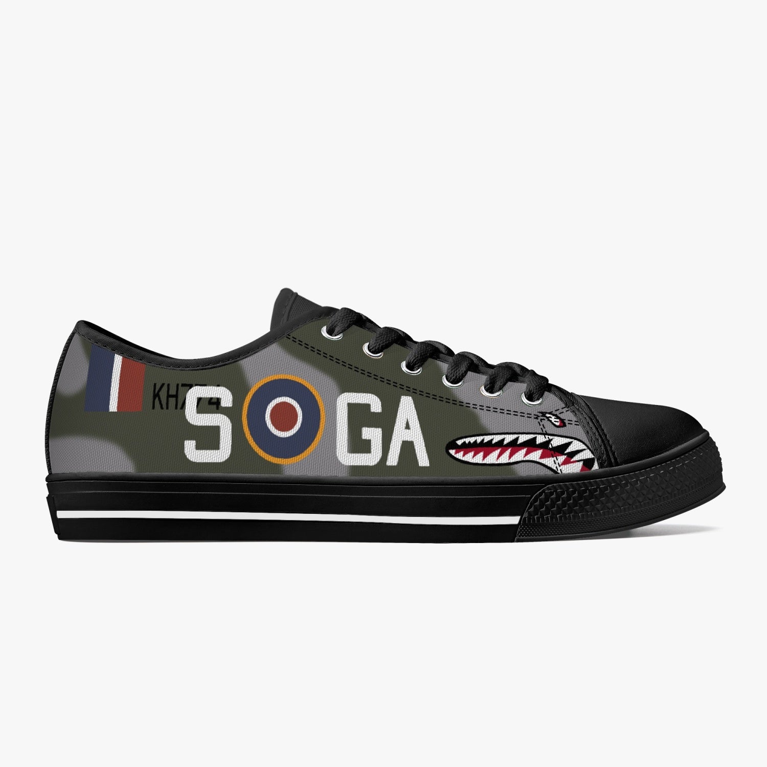 P-51 "GA-S" (KH774) Low Top Canvas Shoes - I Love a Hangar