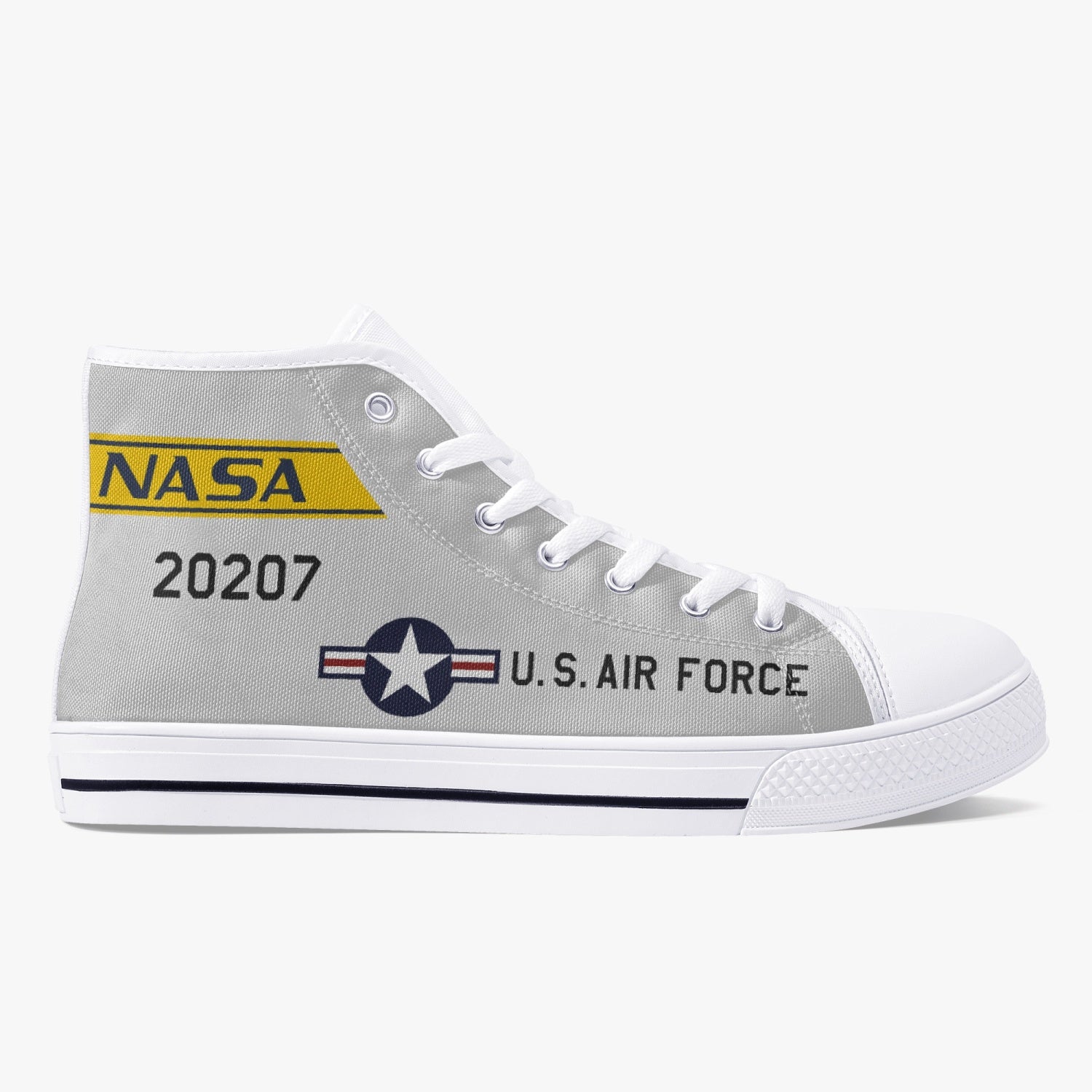 XB-70 "Valkyrie" High Top Canvas Shoes - I Love a Hangar