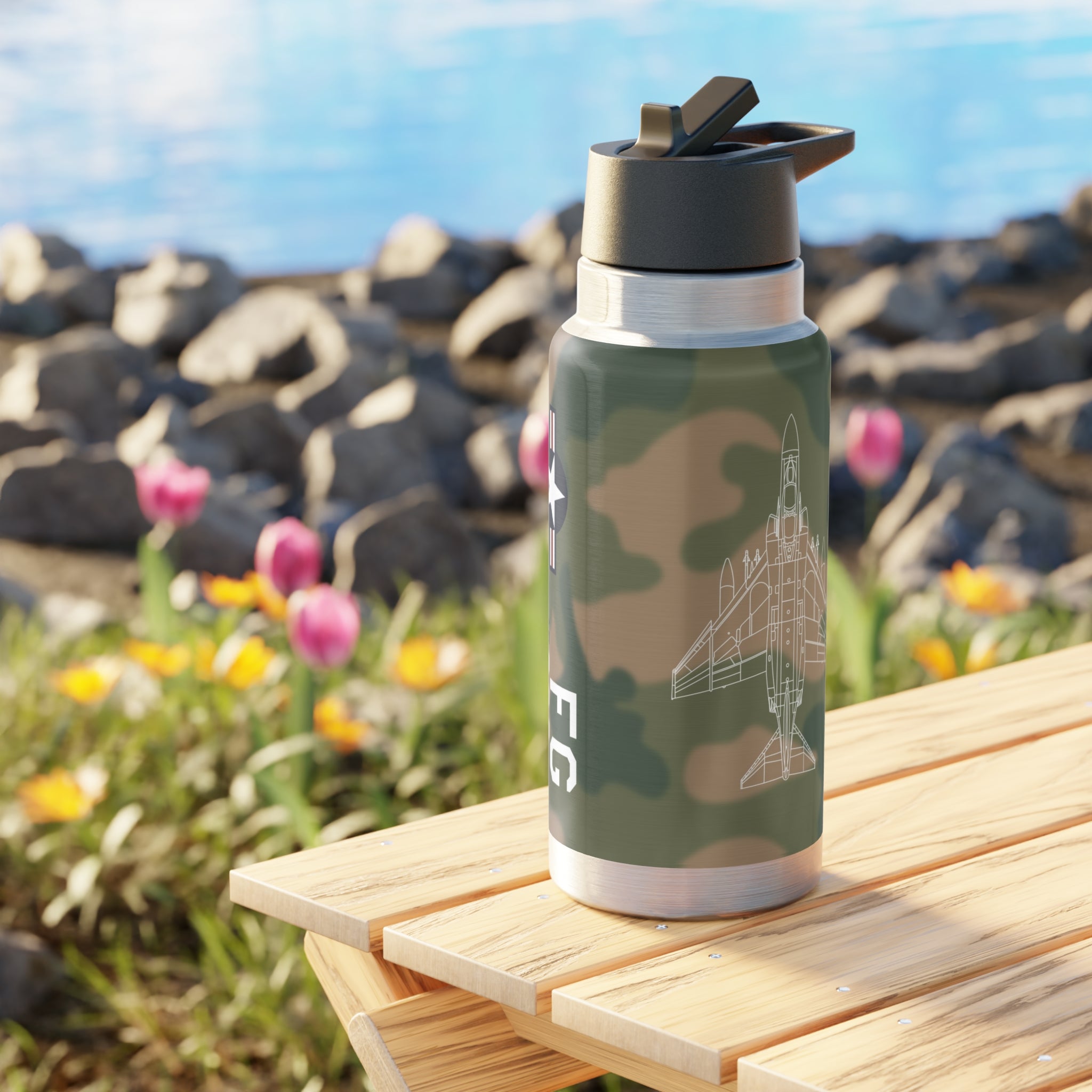 F-4 Phantom II "SCAT XXVII Inspired Tumbler, 32oz (950ml) - I Love a Hangar