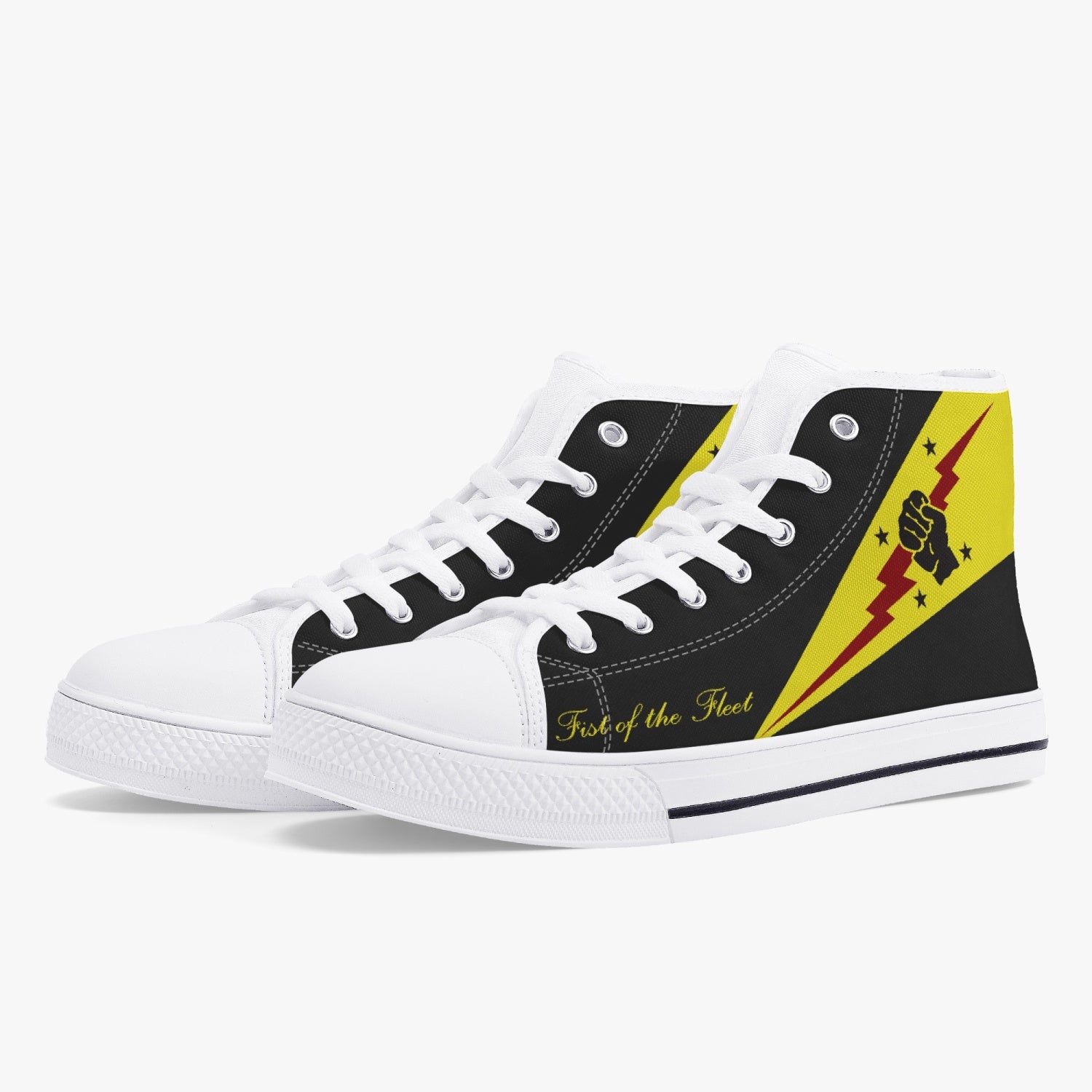 VFA-25 "Fist of the Fleet" High Top Canvas Shoes - I Love a Hangar