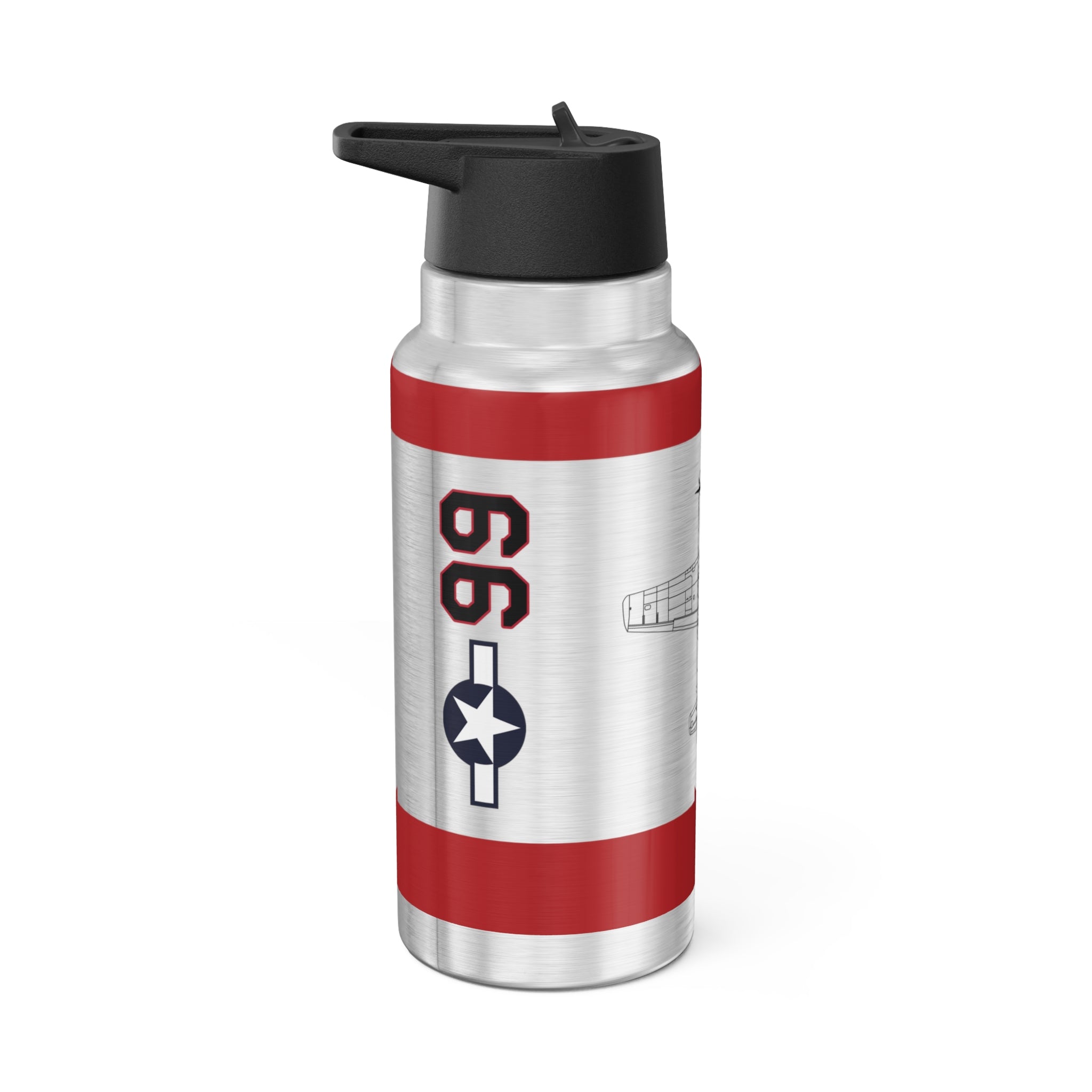 P-51 "By ReQuest" Inspired Tumbler, 32oz (950ml) - I Love a Hangar