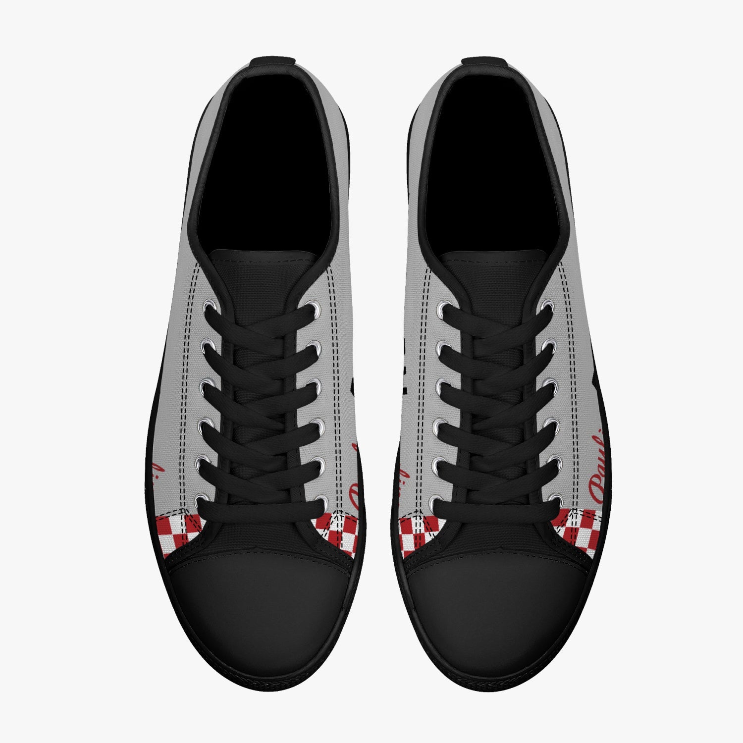 P-51 "Pauline" Low Top Canvas Shoes - I Love a Hangar