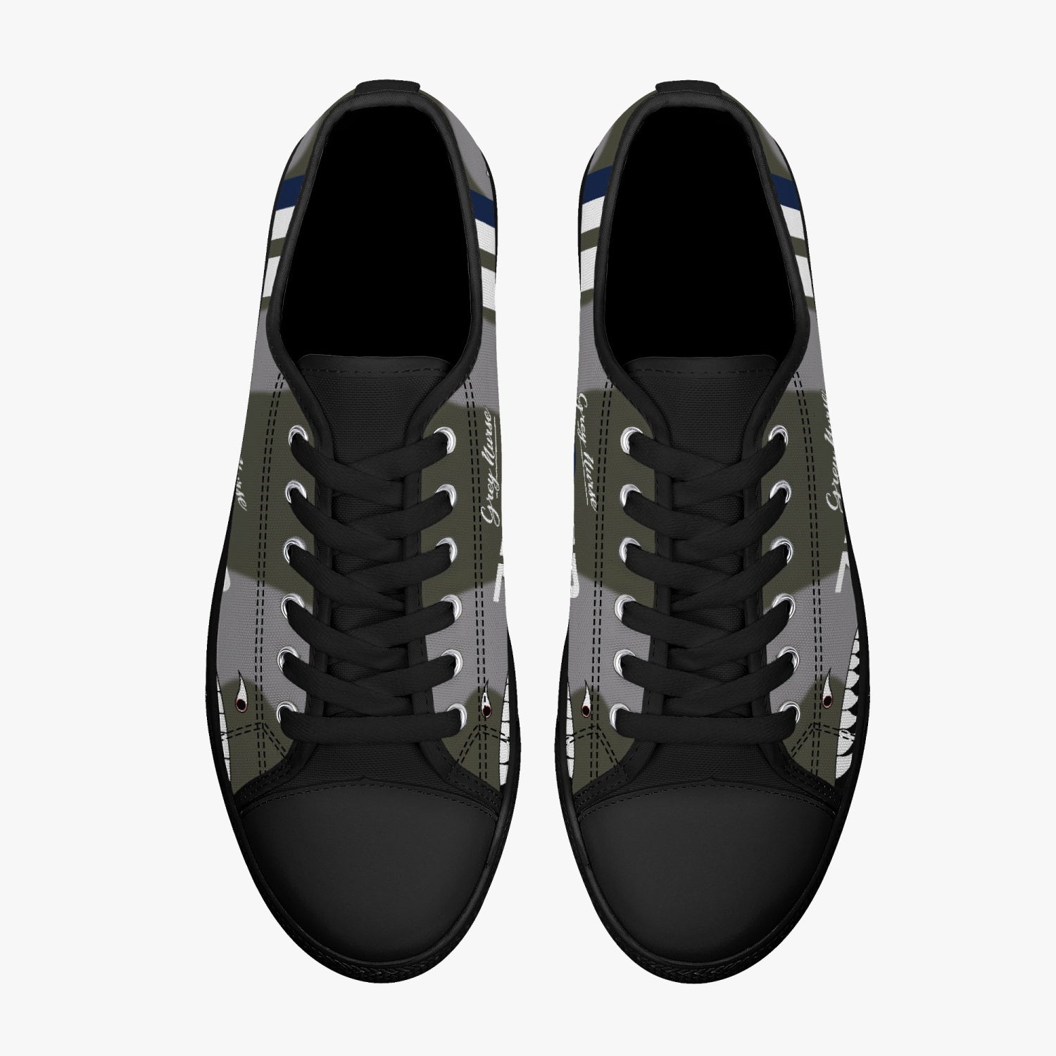 Spitfire "ZP-W" Low Top Canvas Shoes - I Love a Hangar