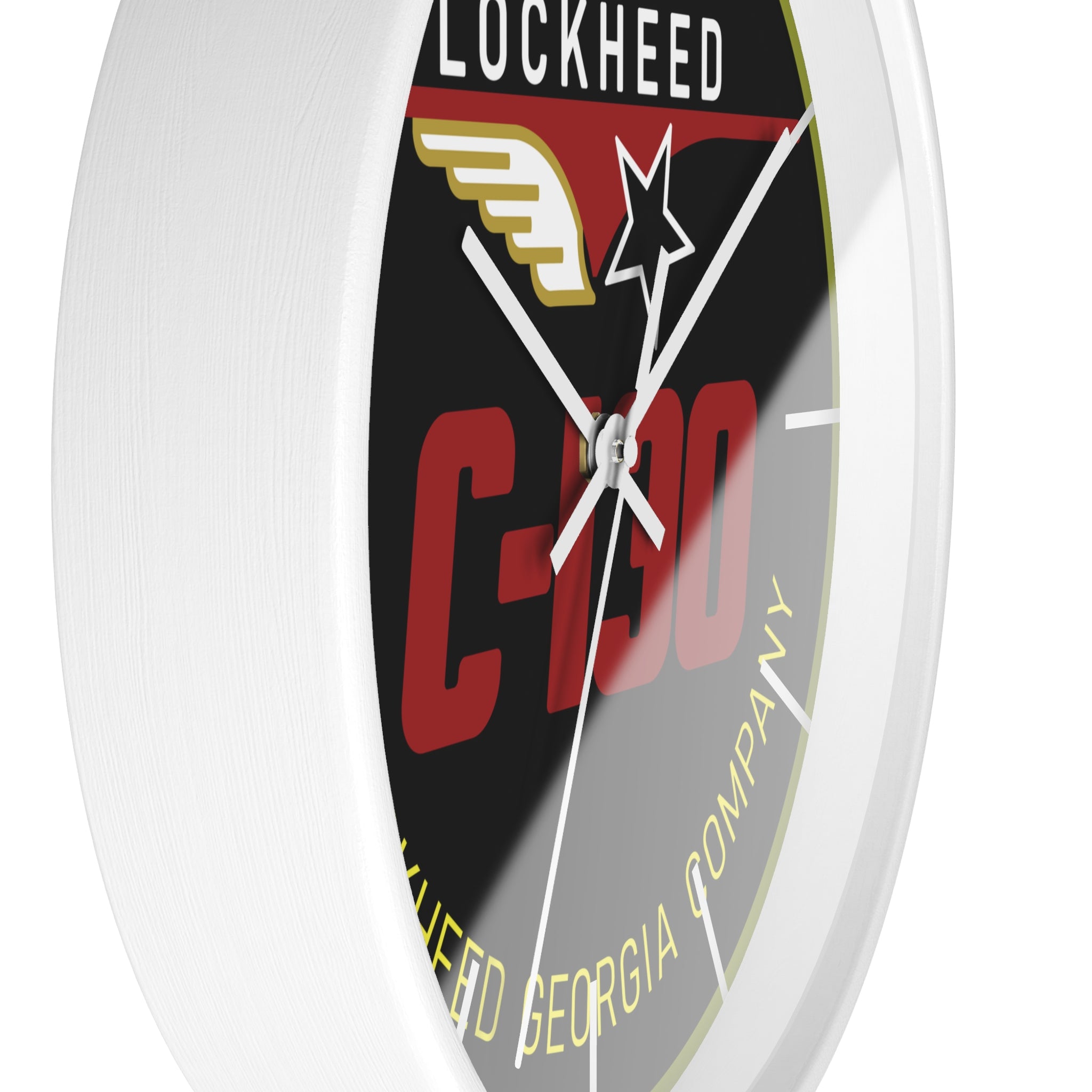 C-130 Yoke Cap Wall Clock - I Love a Hangar