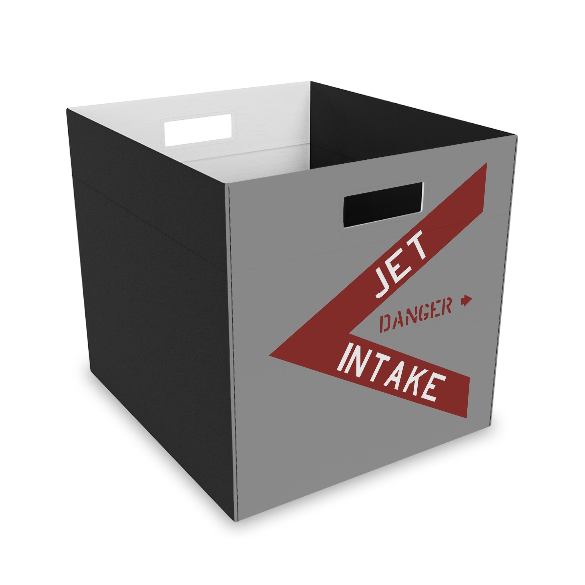 Danger: Jet Intake Felt Storage Box - I Love a Hangar