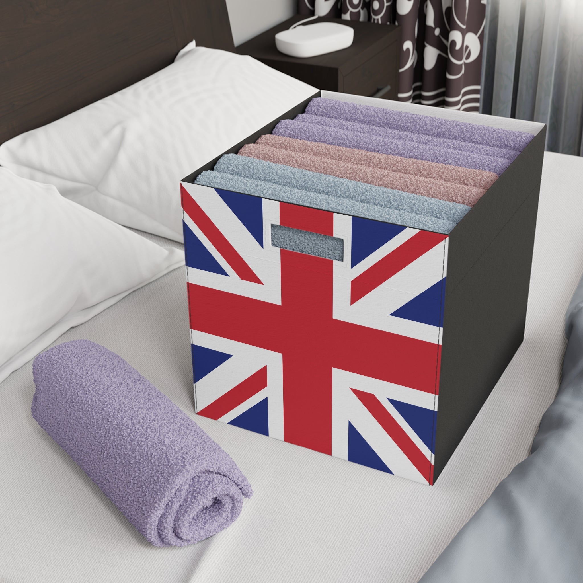 Union Jack Felt Storage Box - I Love a Hangar
